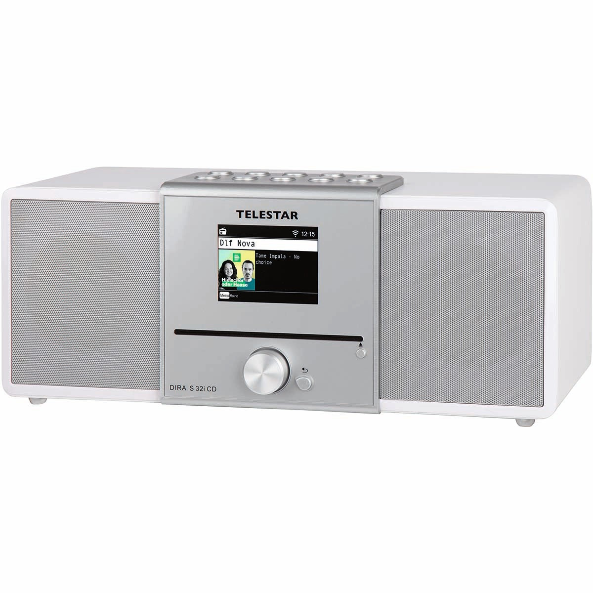 DIRA S32i CD EWF Multifunctional Stereo Radio with CD Player DAB+ / FM / Internet / Bluetooth White