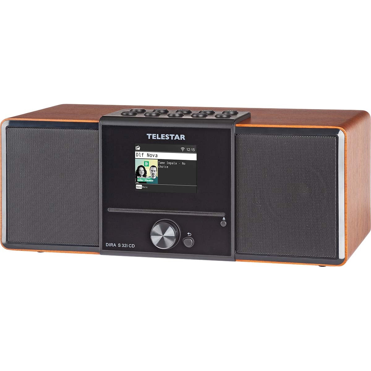 DIRA S32i CD EWF Multifunctional Stereo Radio with CD Player DAB+ / FM / Internet / Bluetooth Wood
