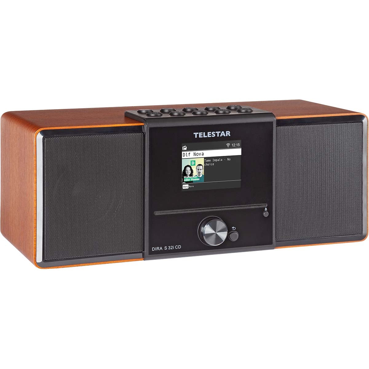 DIRA S32i CD EWF Multifunctional Stereo Radio with CD Player DAB+ / FM / Internet / Bluetooth Wood