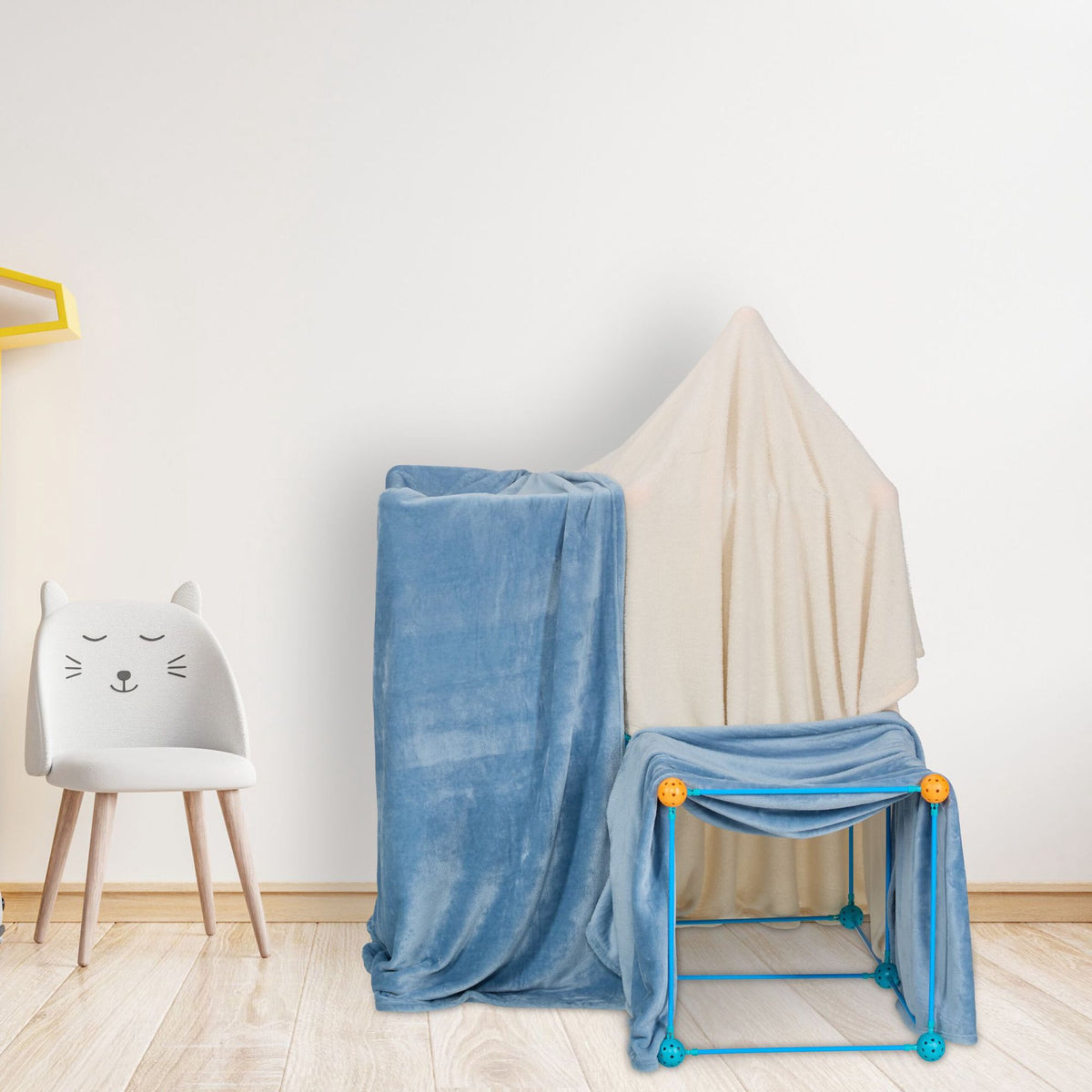 DIY construction toy for building a cave