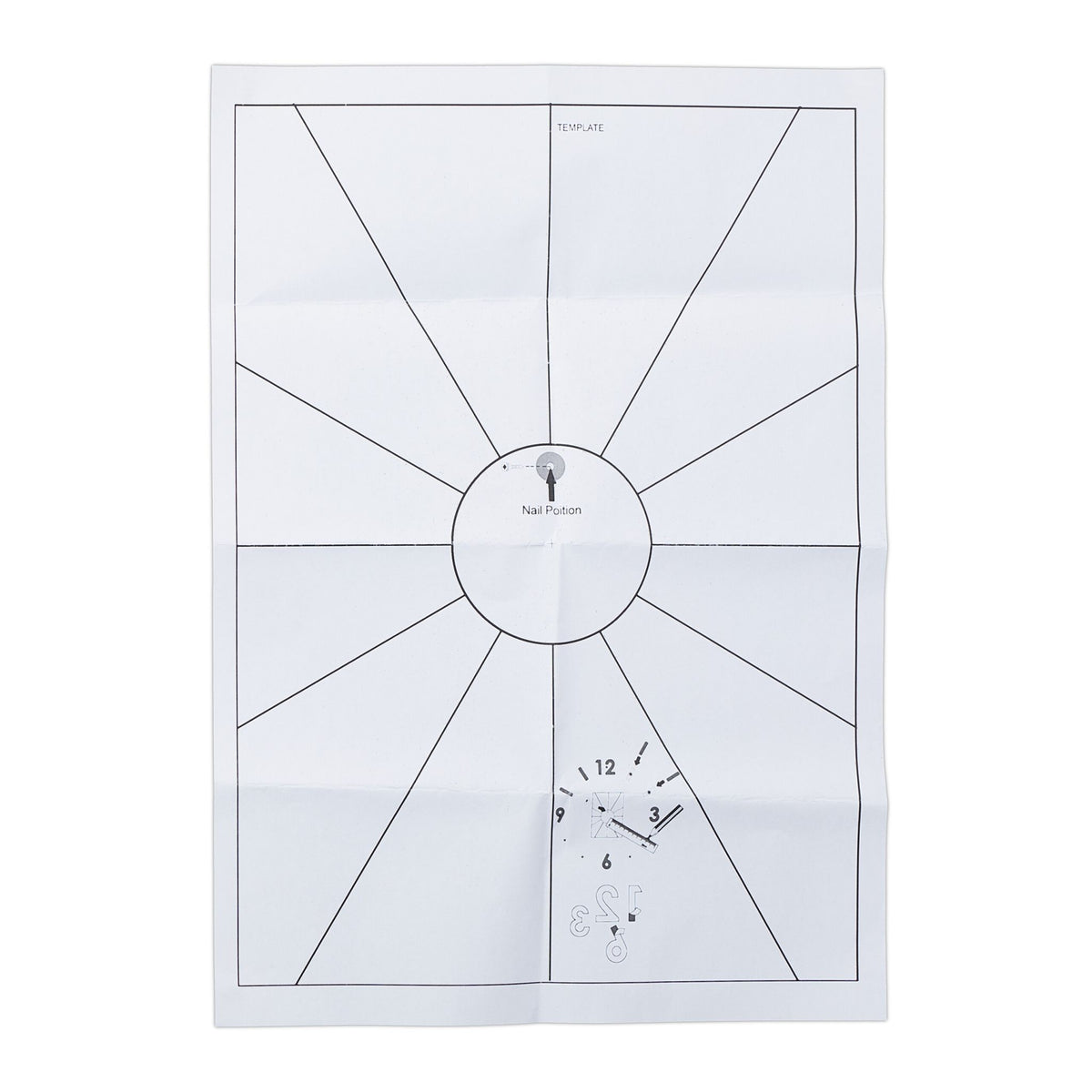 DIY wall clock "Football