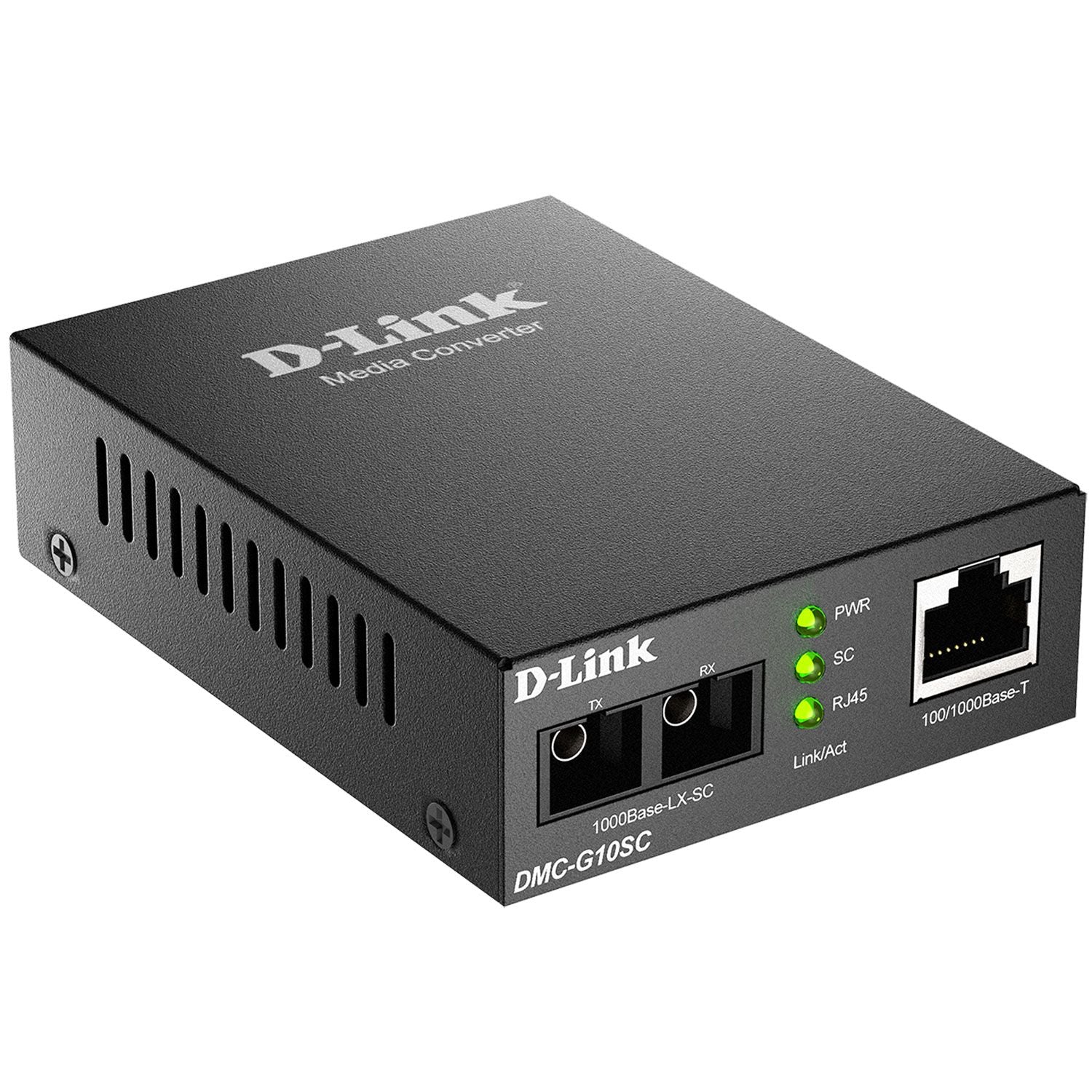 DMC-G10SC 100/1000BaseT to 1000BaseLX SC Single-mode Media Converter 10 km