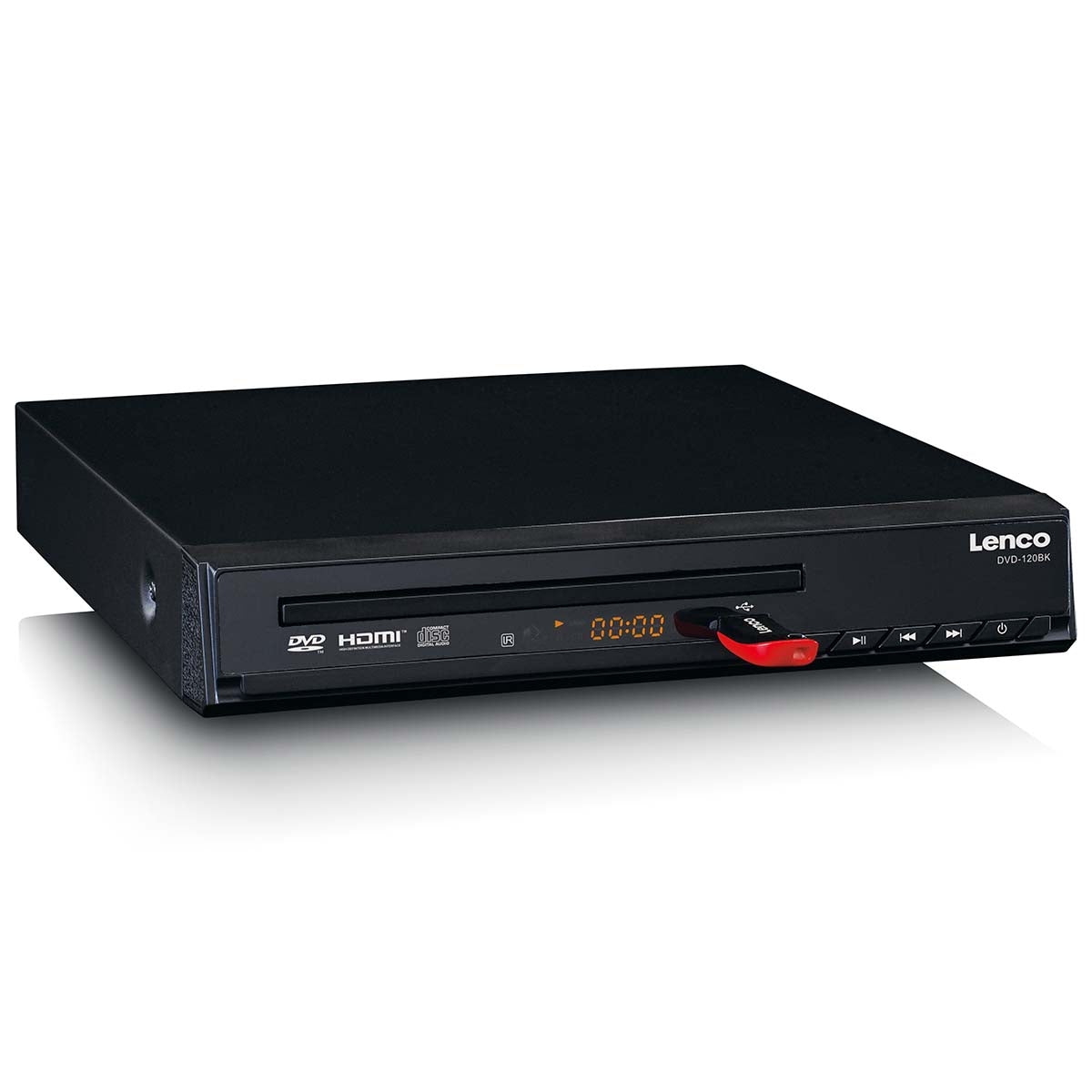 DVD player with HDMI and Remote Control Black