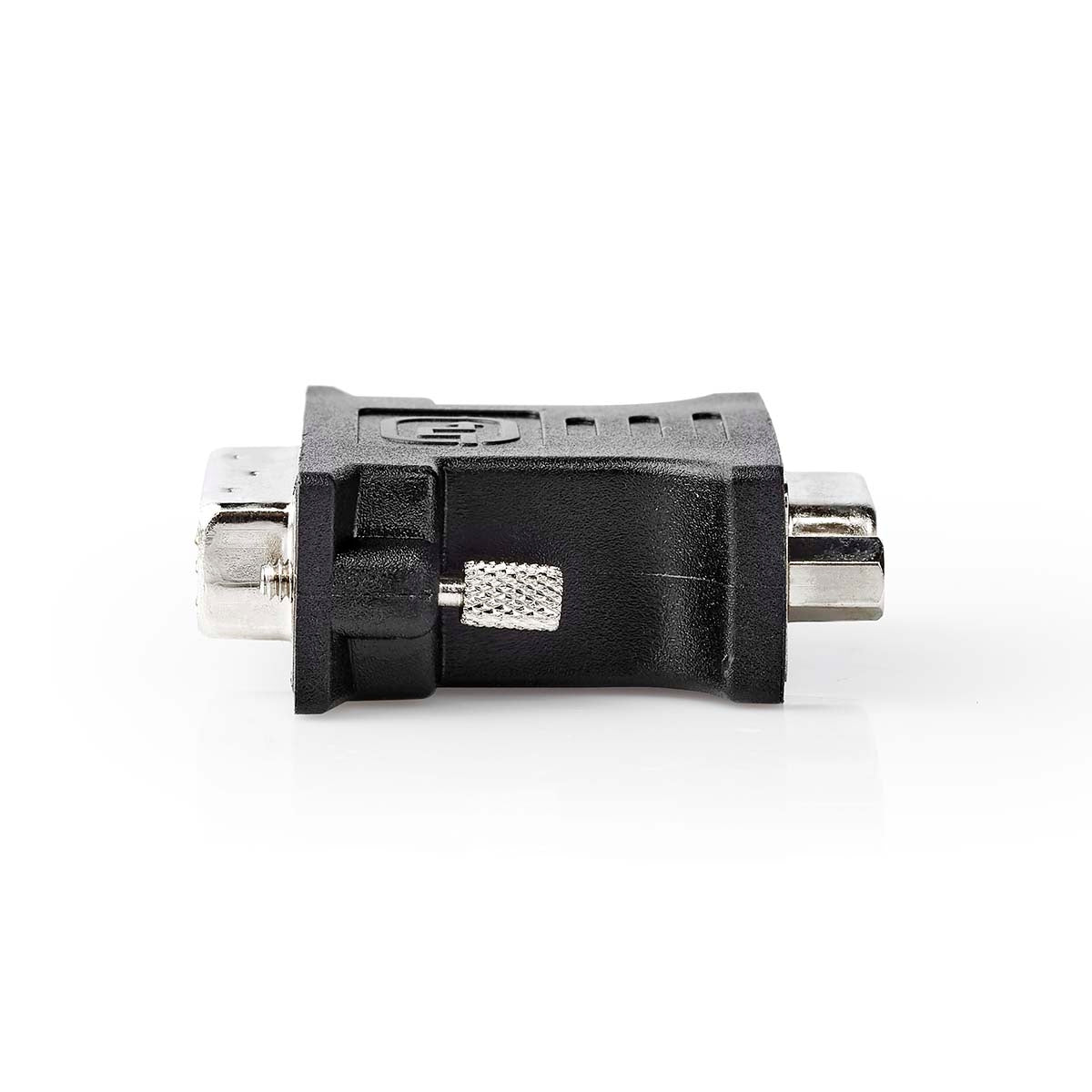 DVI adapter | DVI-I 24+5-Pin Male | VGA female 15p | Nickel Plated | Straight | PVC | Black | Box