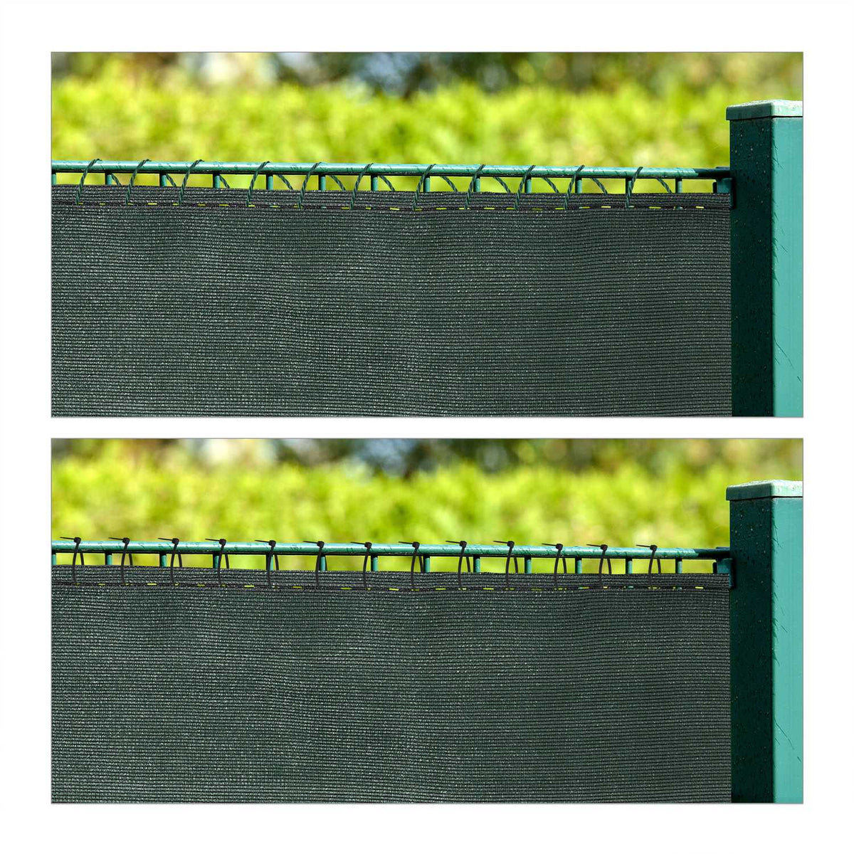 Dark green garden screen 1.8 m high