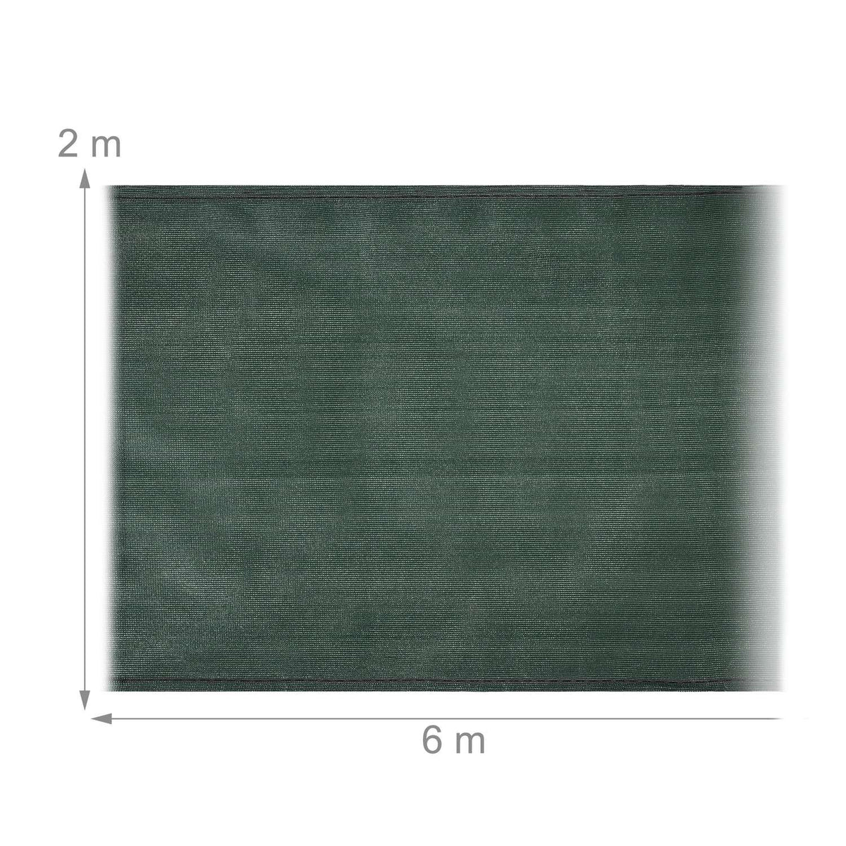 Dark green garden screen 2 meters high