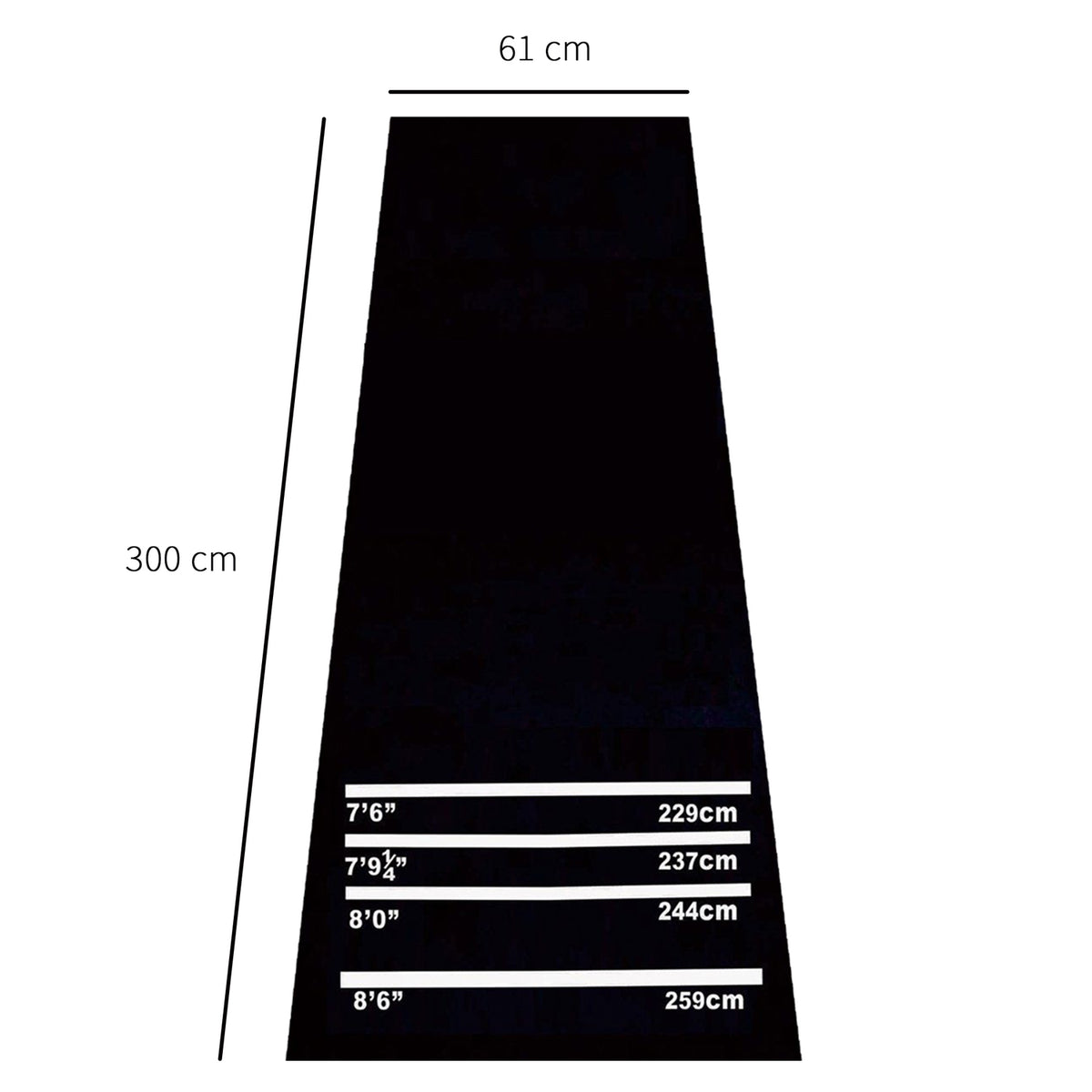 Dart Mat Rubber Mat Dart Accessories For Steel Dart Soft Dart Carpet Rubber Non-Slip New