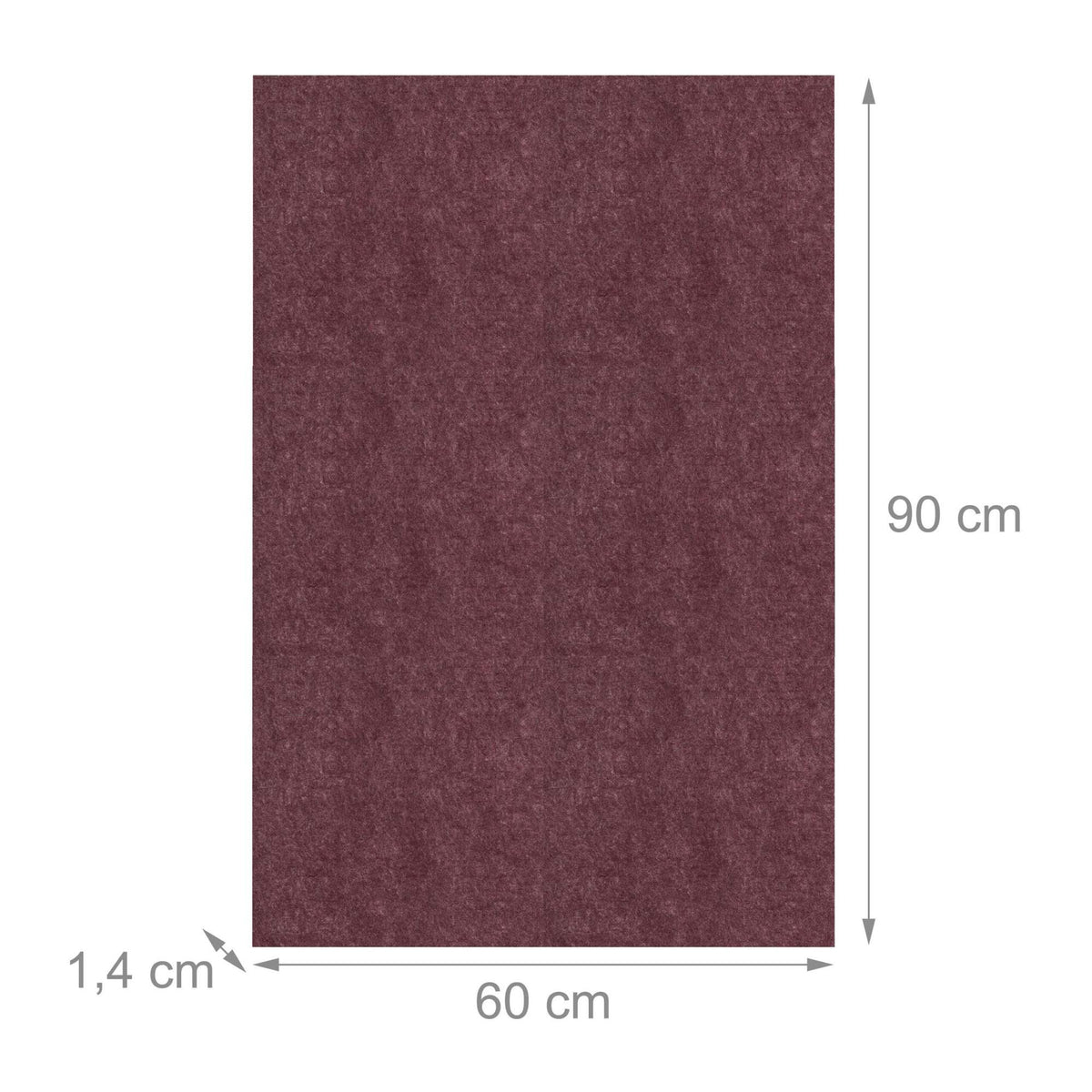 Dartboard Surround, 6-Piece Felt Protection Mat