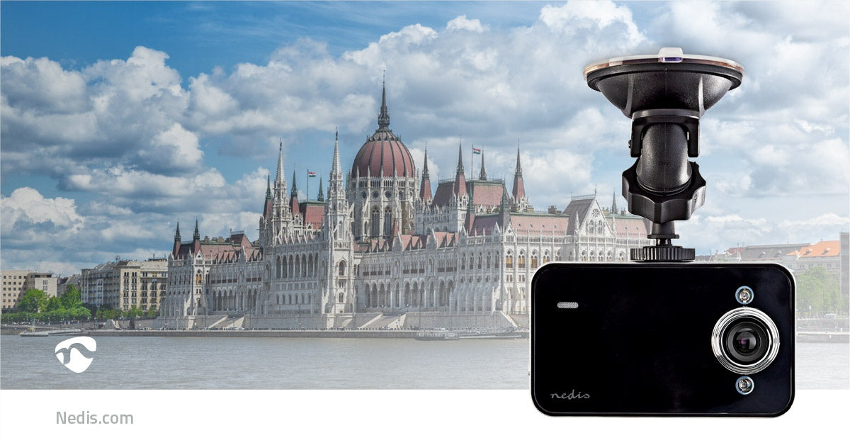 Dash Cam | 720p@30fps | 3.0 MPixel | 2.4 " | LCD | Motion detector | Black
