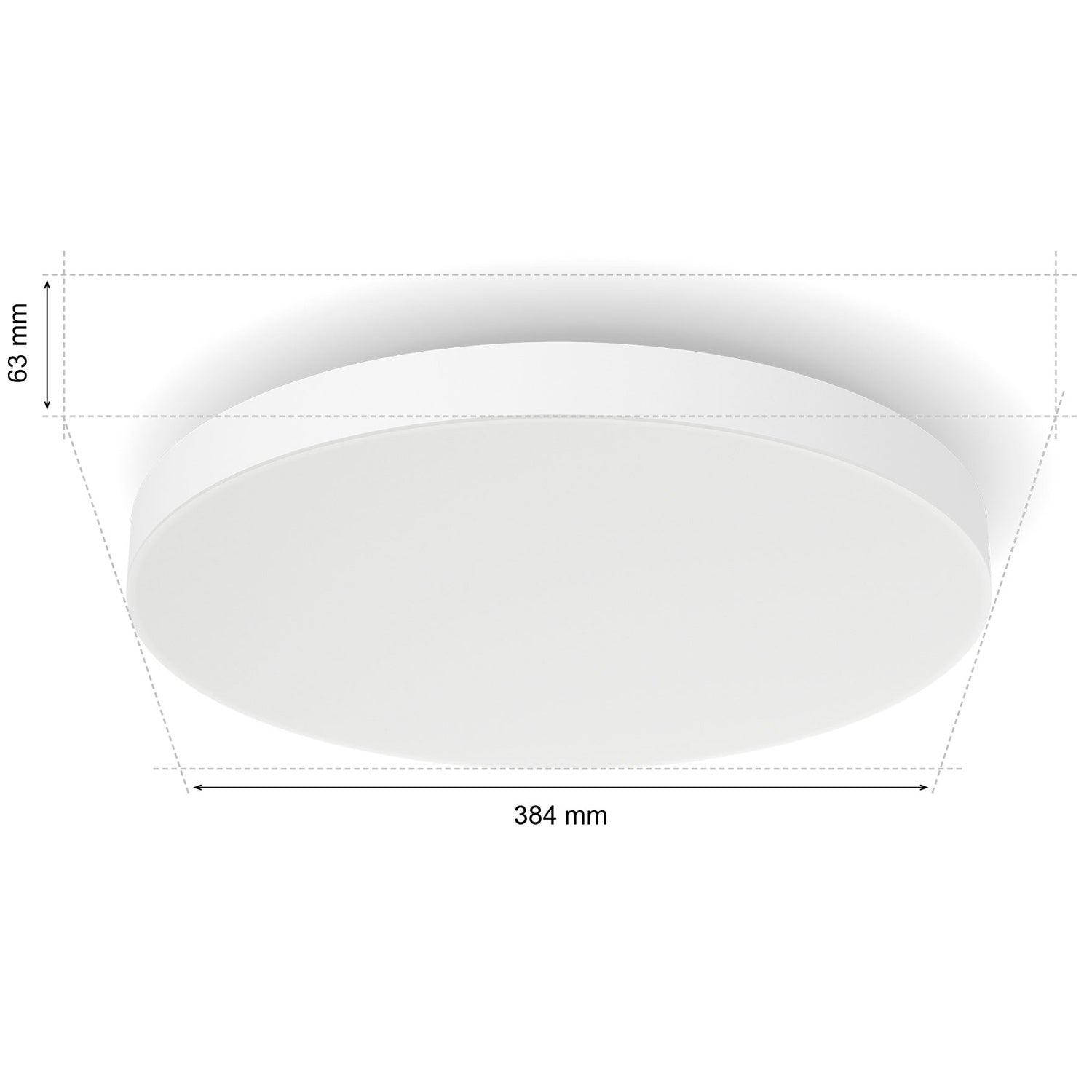 Datura small ceiling light Ø38.4 cm White and color ambiance 3300 lm