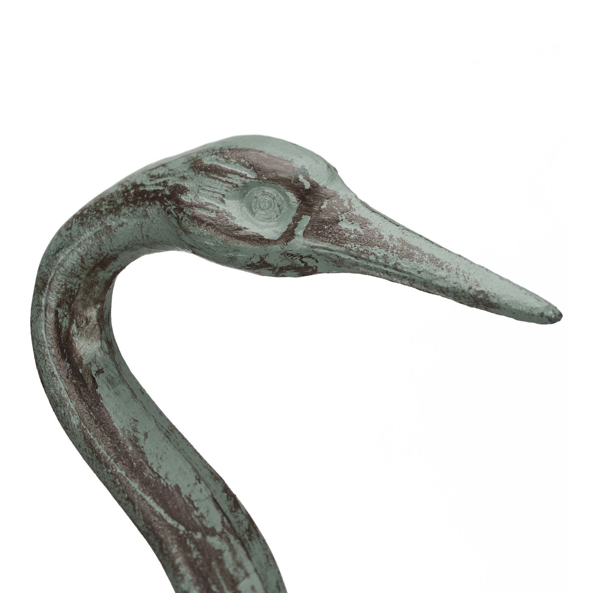Decorative Cast Iron Crane Statue