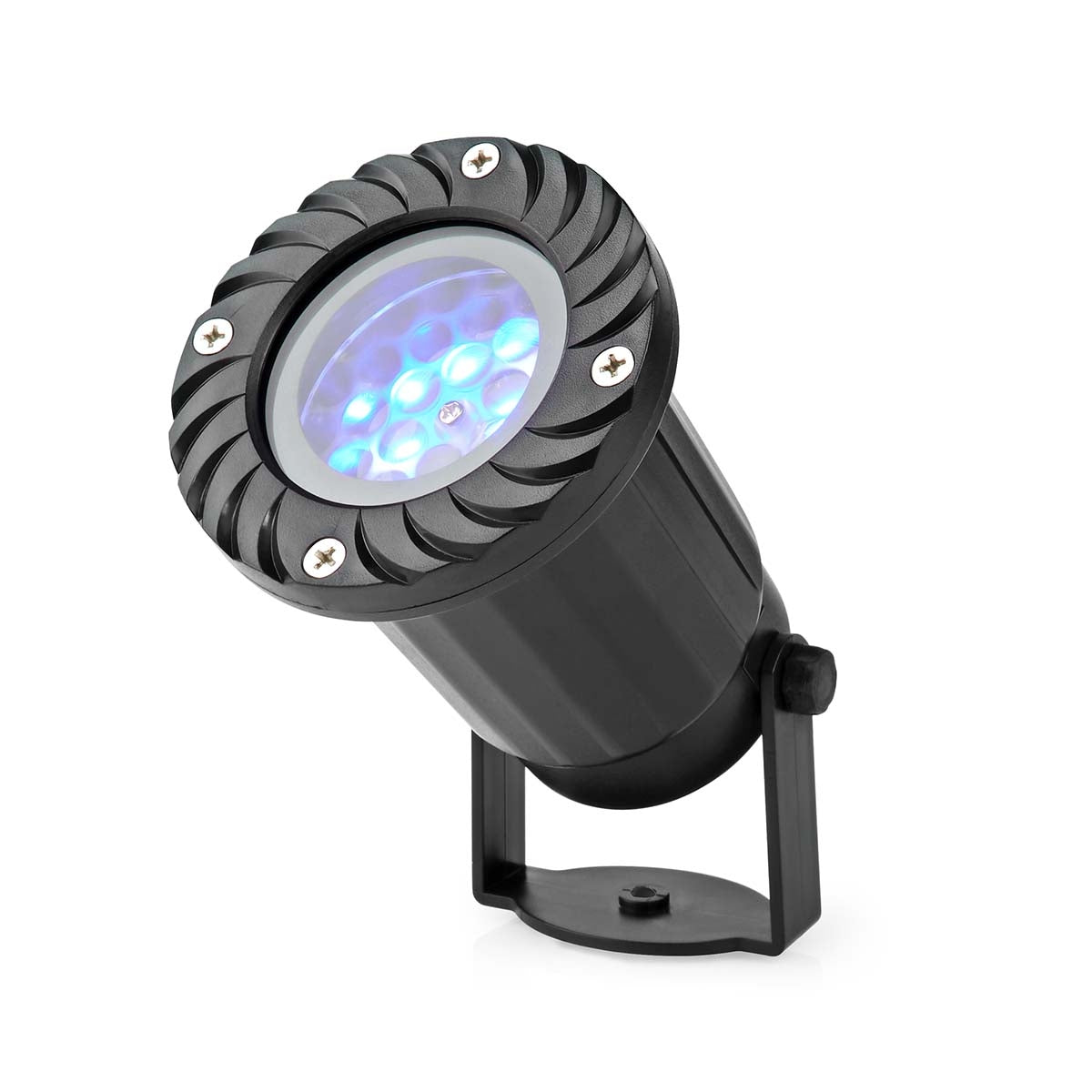 Decorative Light | LED Snowflake Projector | White and Blue Ice Crystals | Indoors or Outdoors