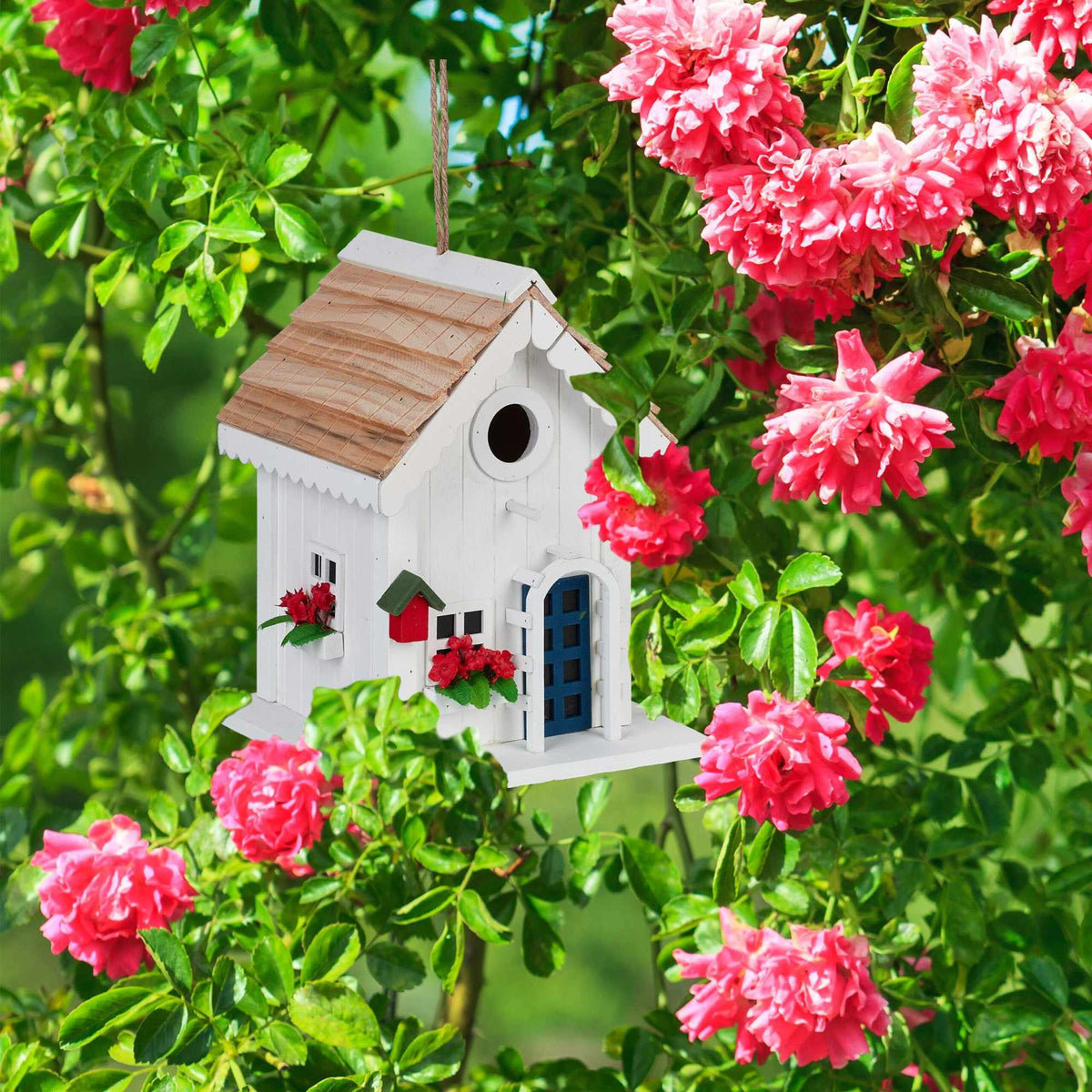 Decorative birdhouse in country style