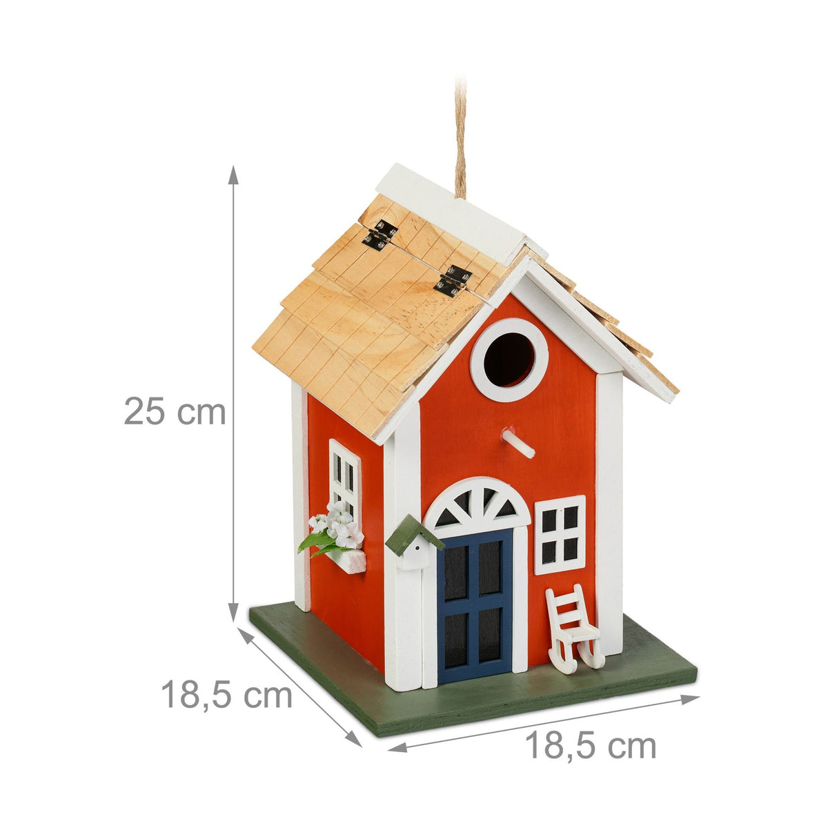 Decorative birdhouse in country style