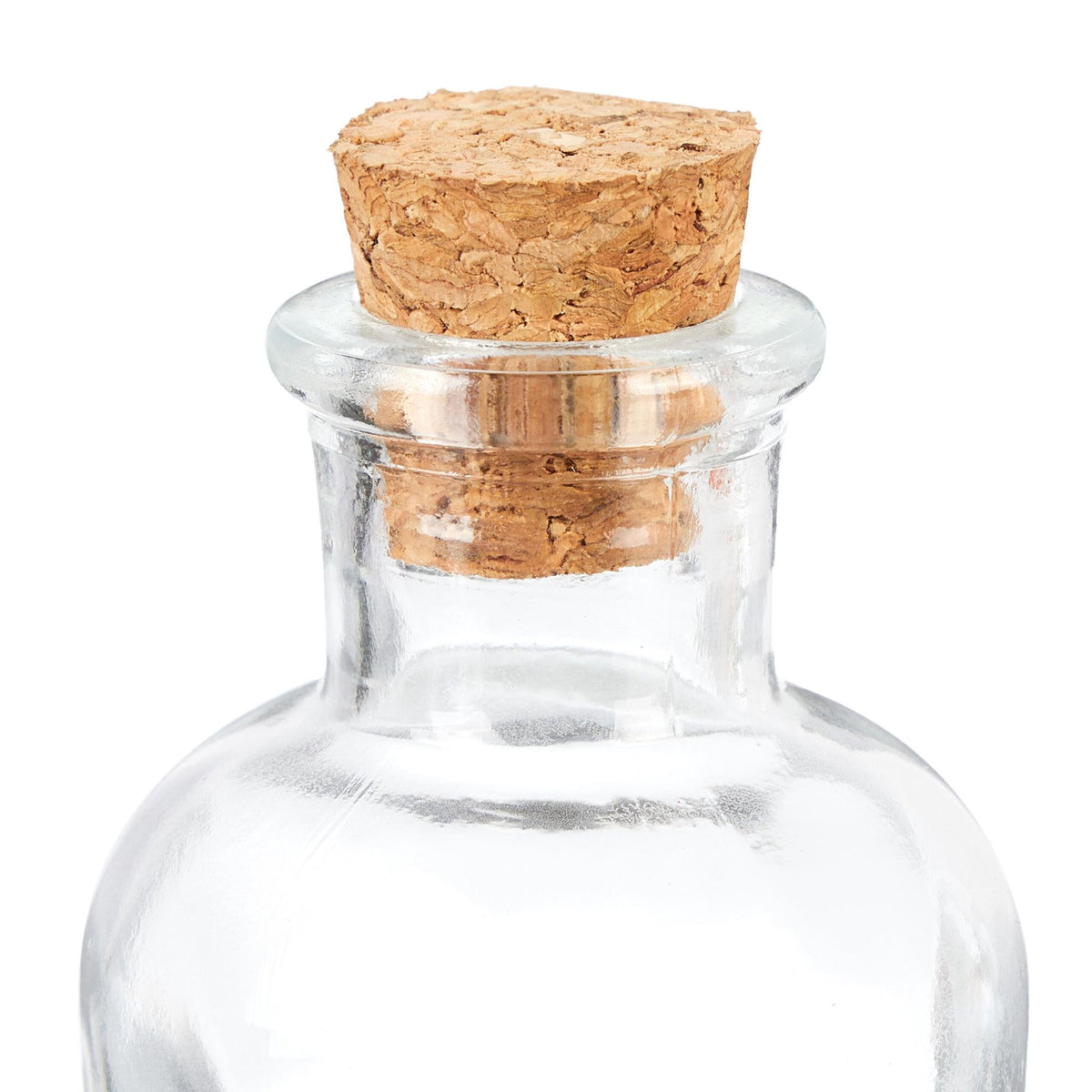 Decorative glass with cork