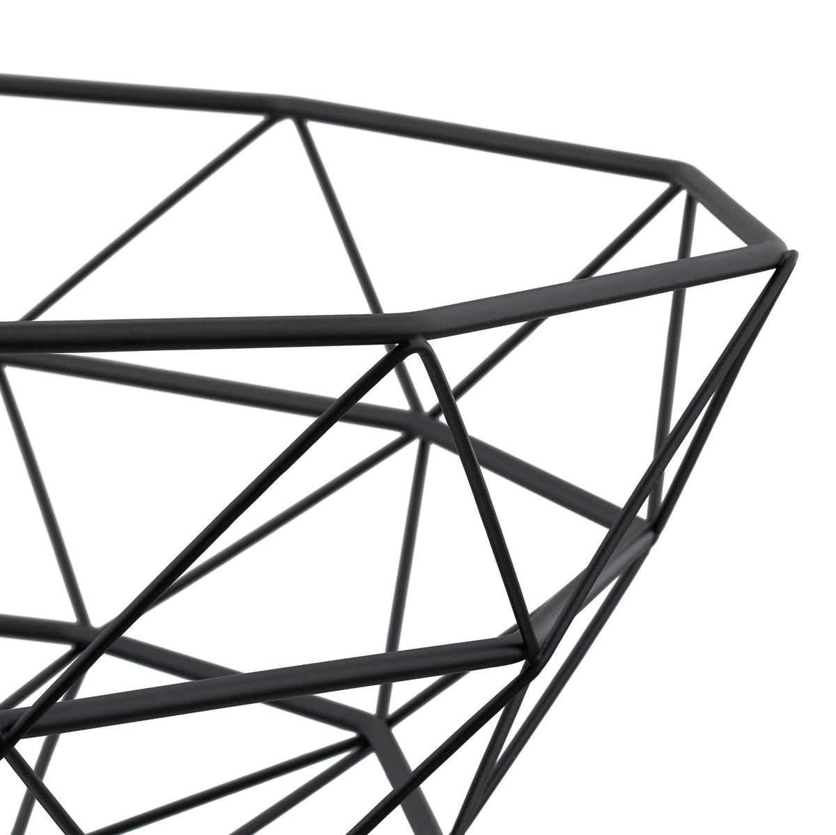 Decorative metal fruit bowl