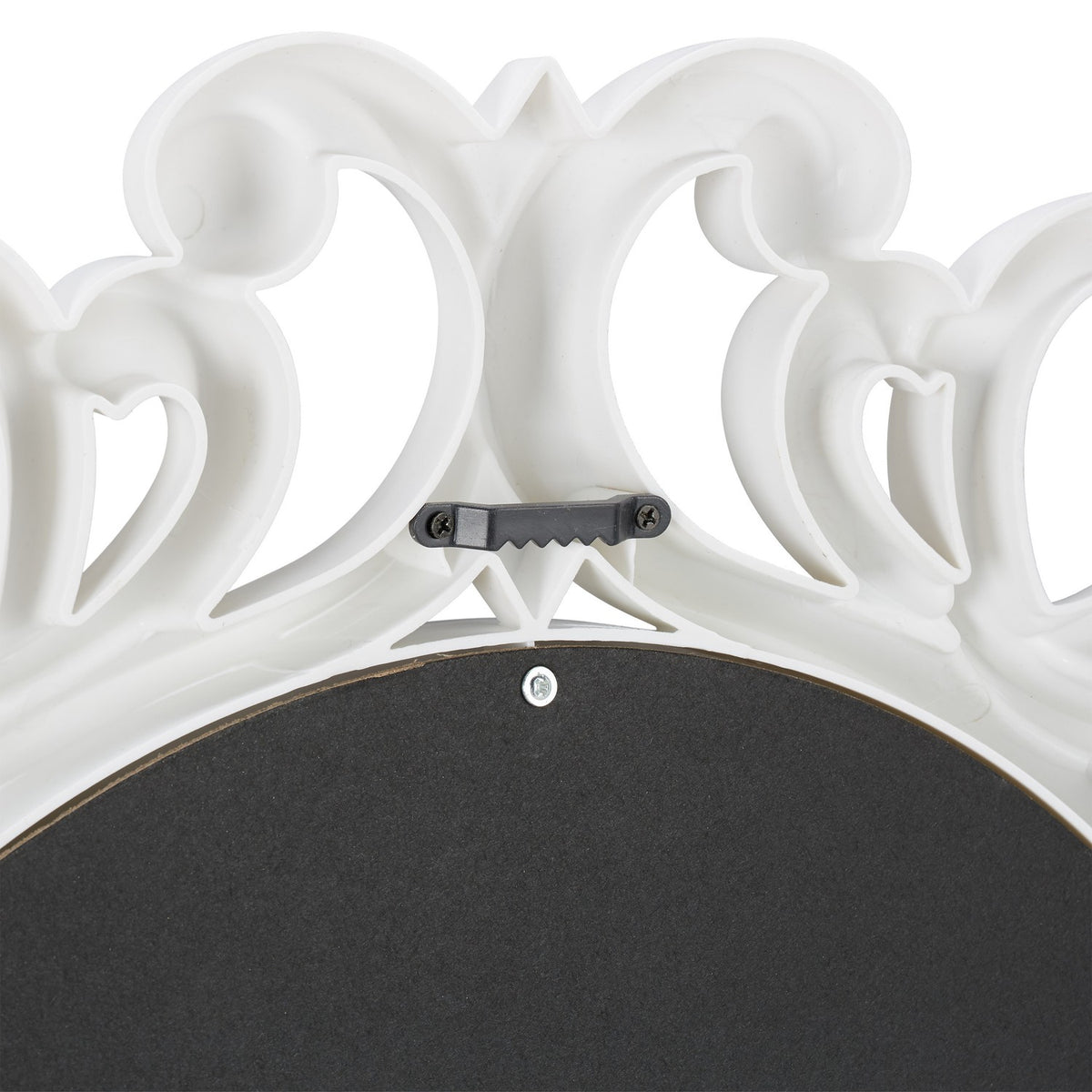 Decorative round wall mirror