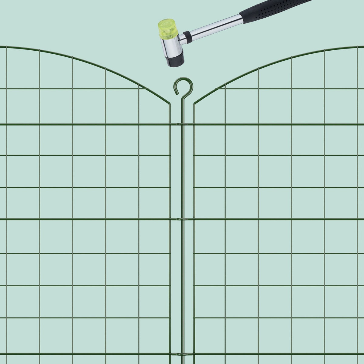 Decorative teichzaun with 10 parts