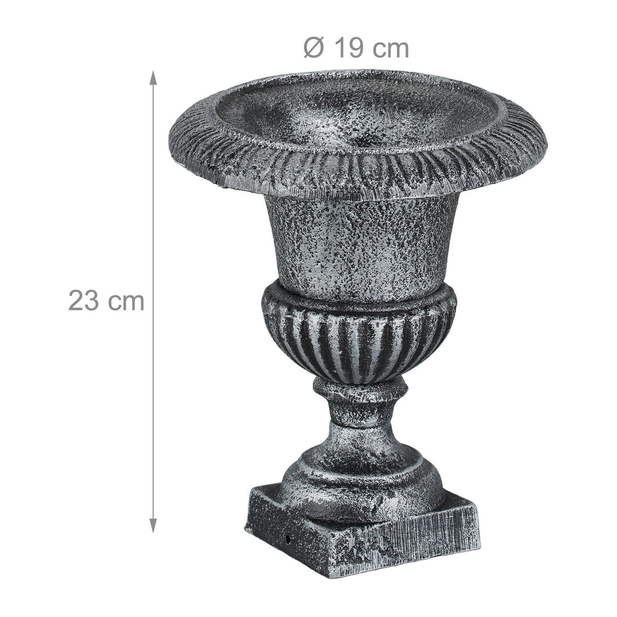 Decorative vase in cast iron