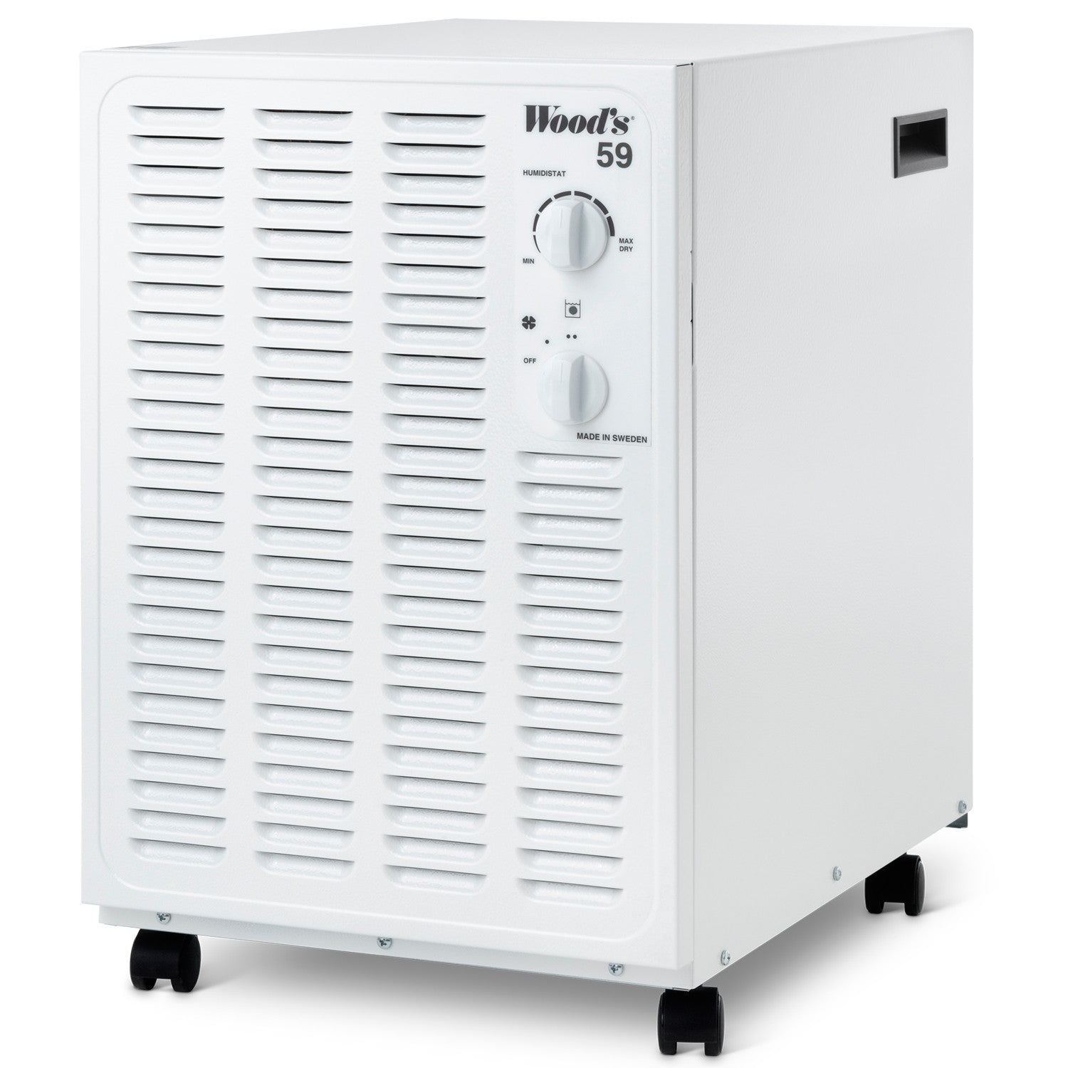 Dehumidifier, Compact, Energy-Efficient, White