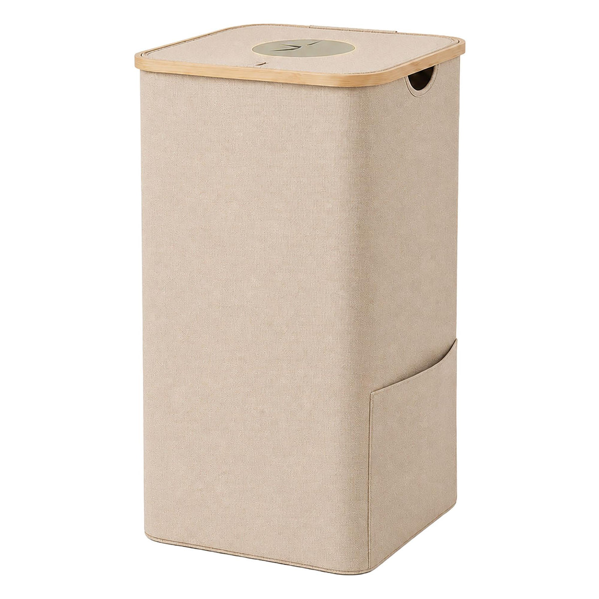 Deposit Bottle Collection Bin, 100L – Beige, Bamboo