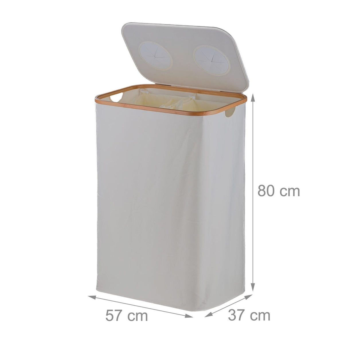 Deposit Bottle Recycling Bin, 2 Sections, 60–100 Bottles