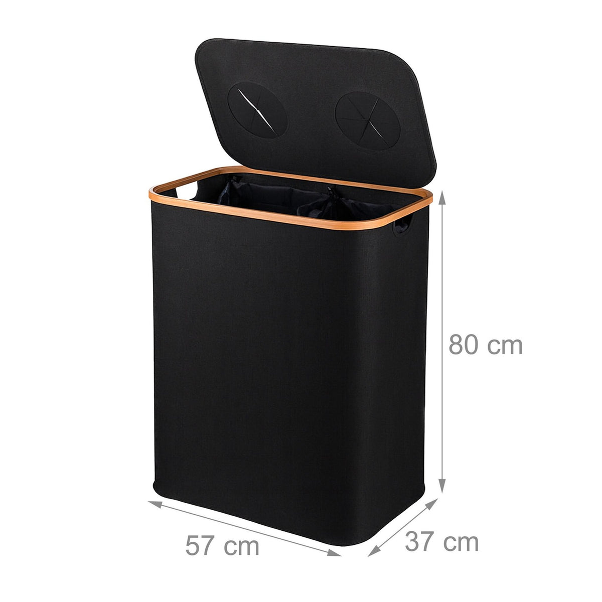 Deposit Bottle Recycling Bin, 2 Sections, 60–100 Bottles