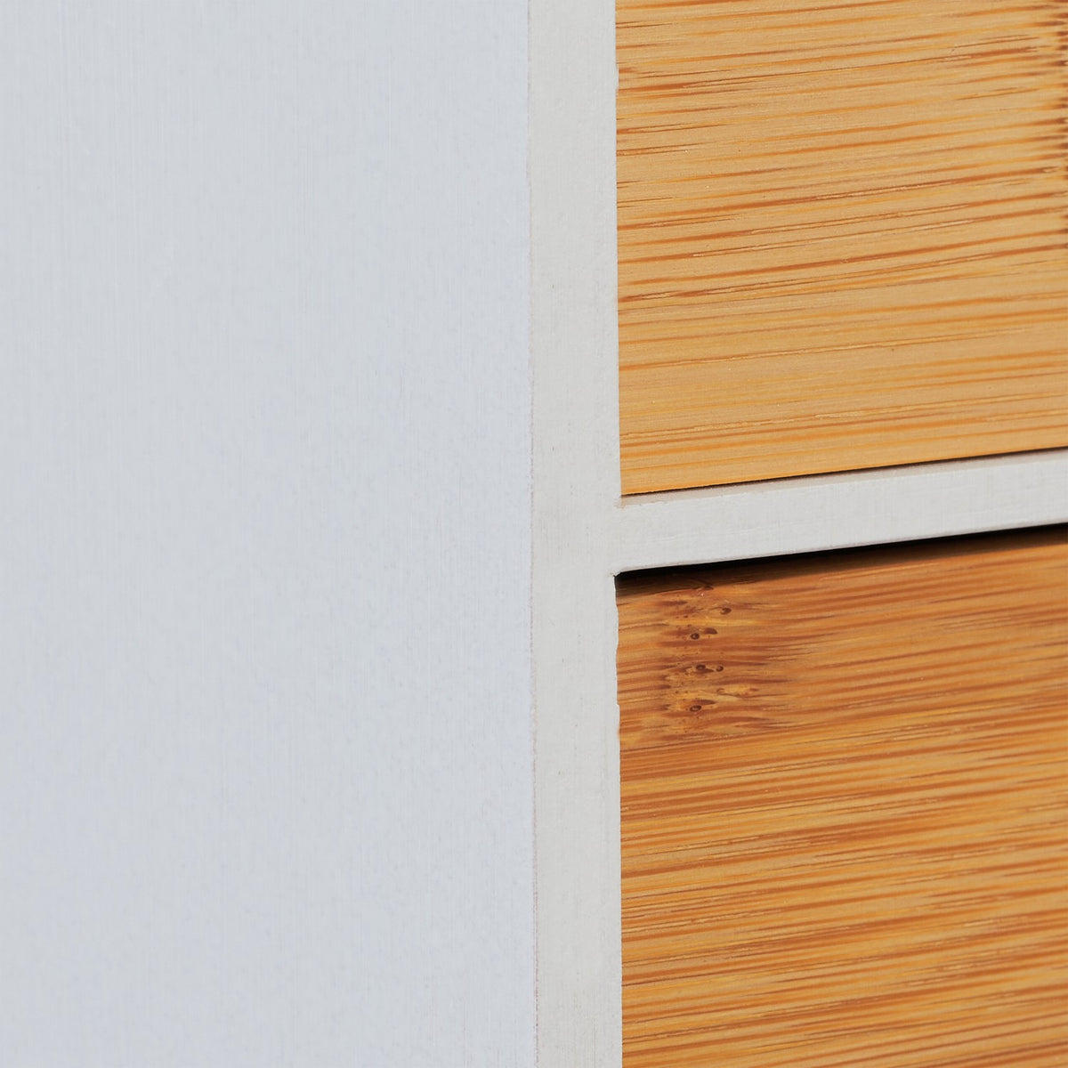 Desk Organizer with 3 Drawers, Bamboo MDF