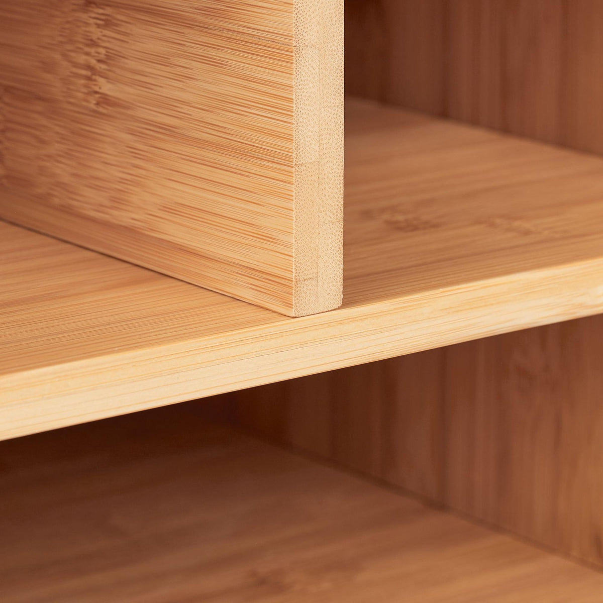 Desk in bamboo for printers