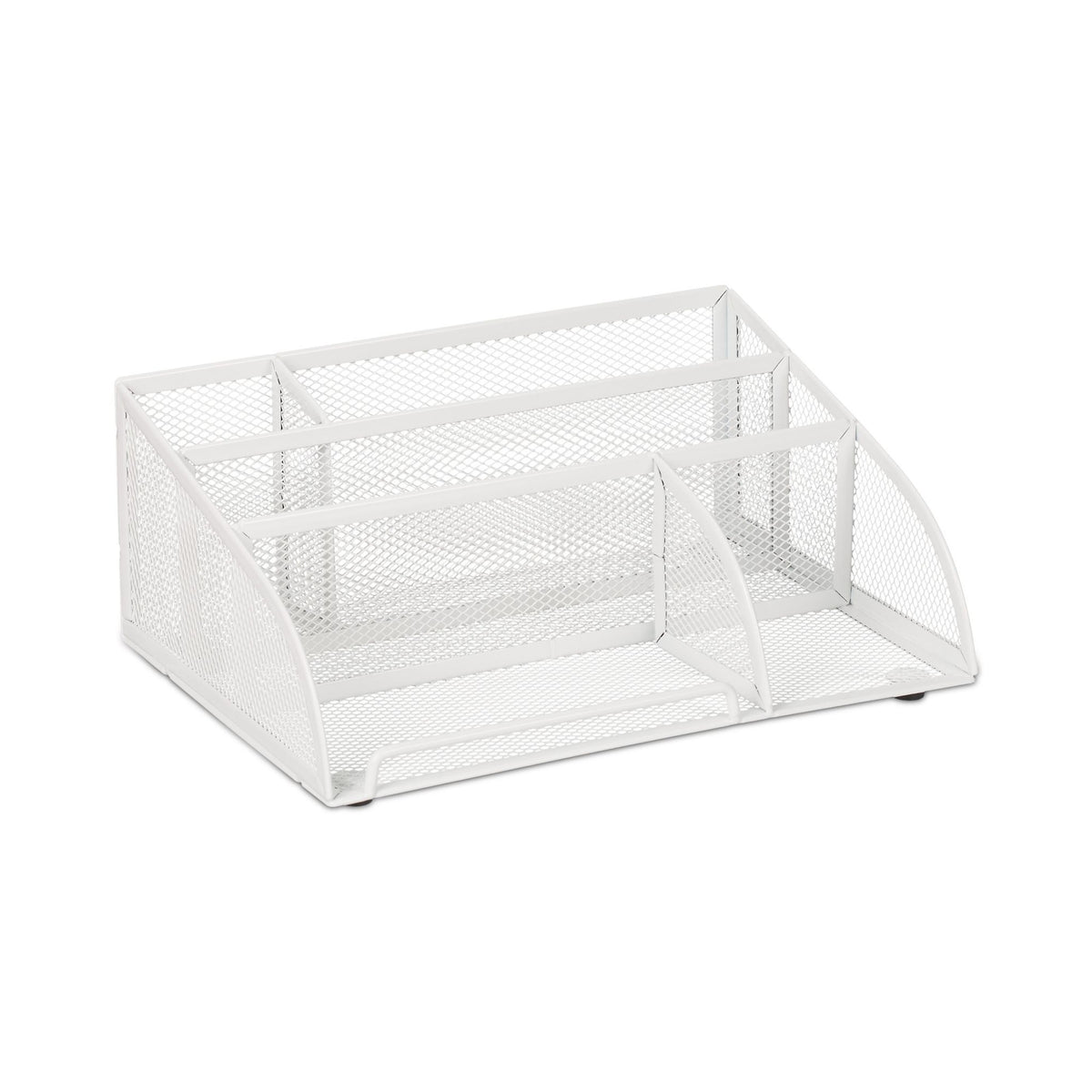 Desk organization with 5 compartments