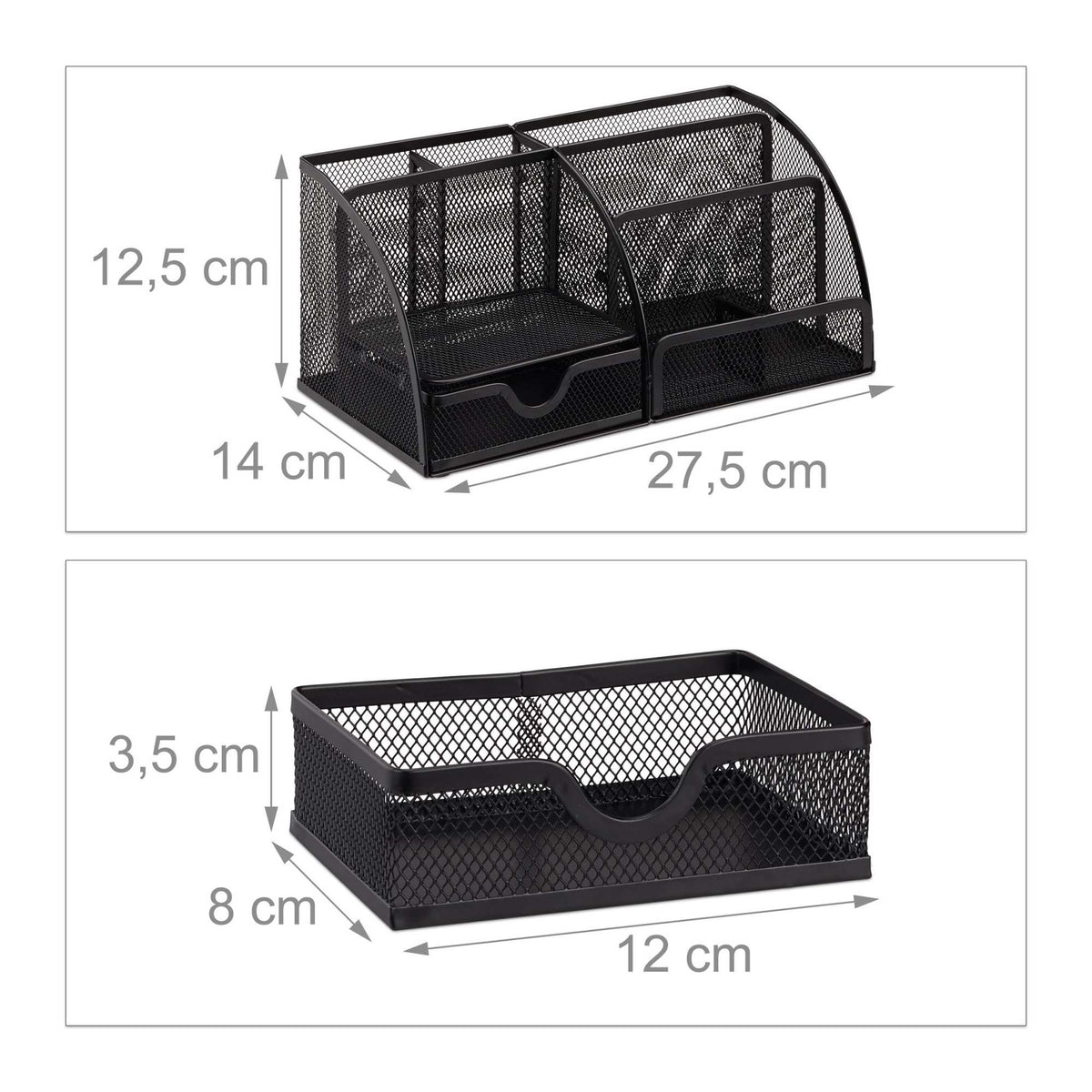 Desk organizer 6 shelves Metal