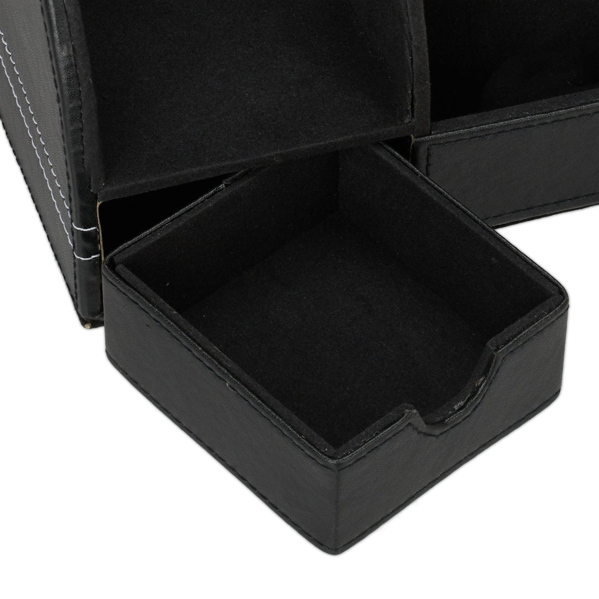 Desk organizer artificial leather