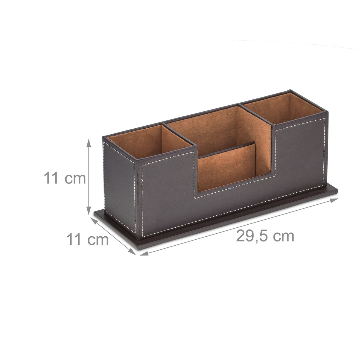 Desk organizer artificial leather