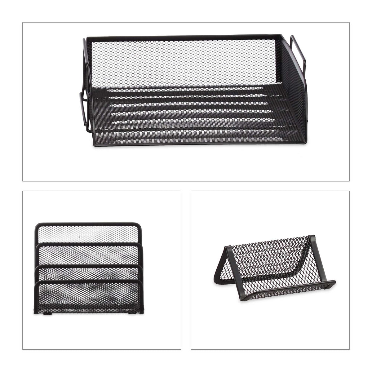 Desk organizer set, 7 pieces