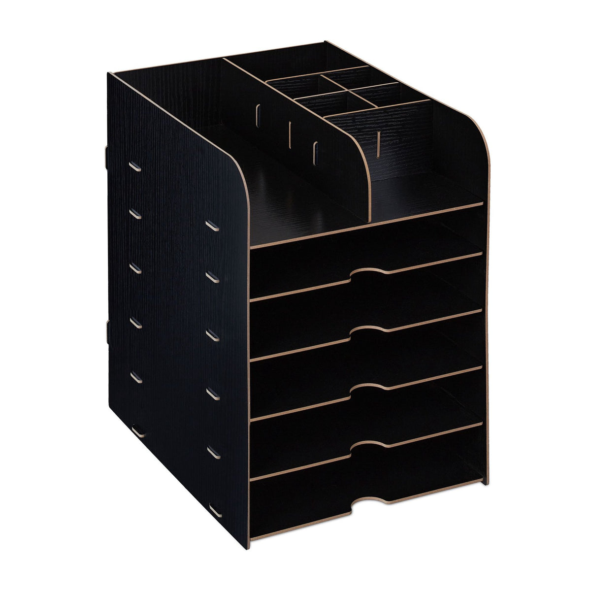 Desk organizer with storage compartment