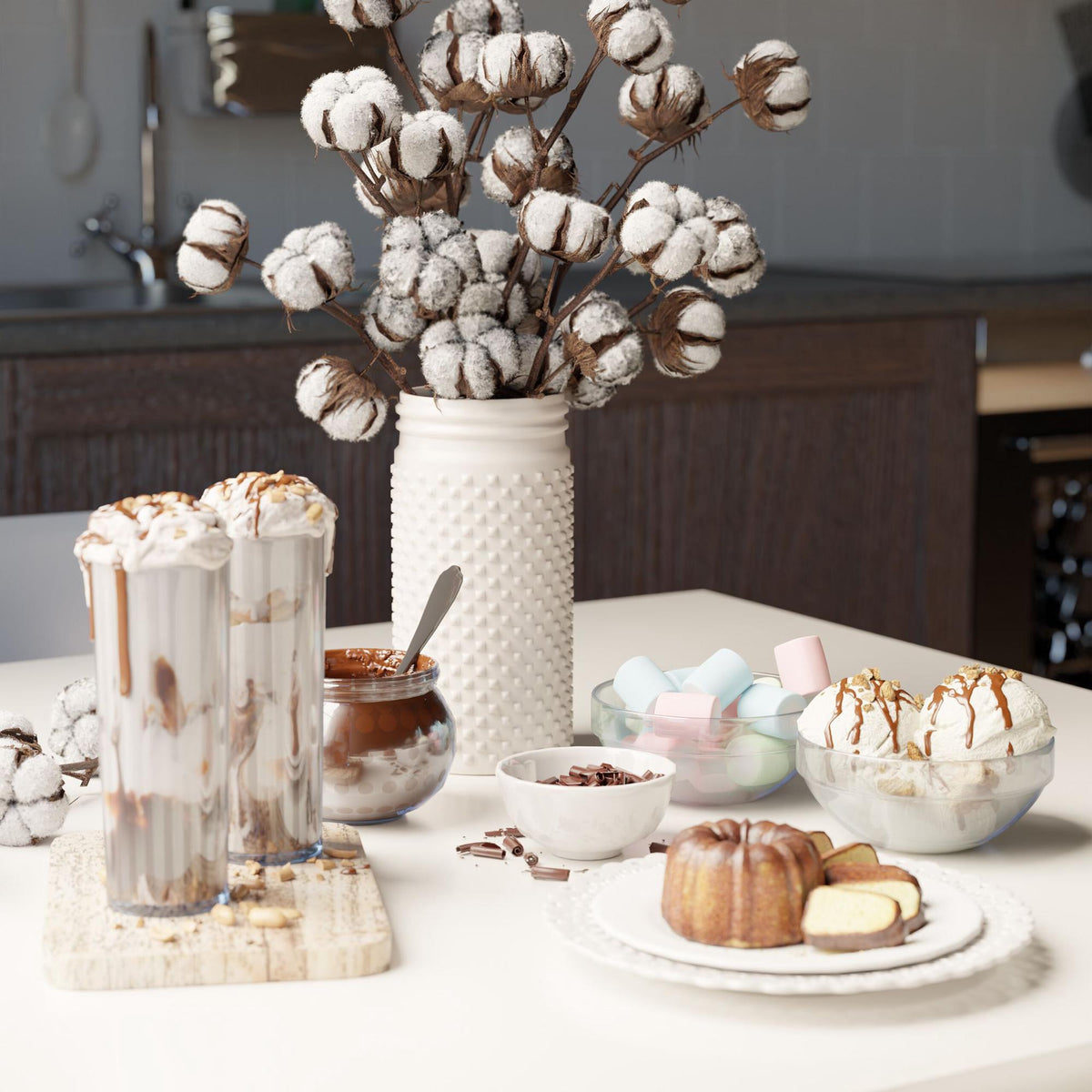 Dessert bowls glass 6-pack