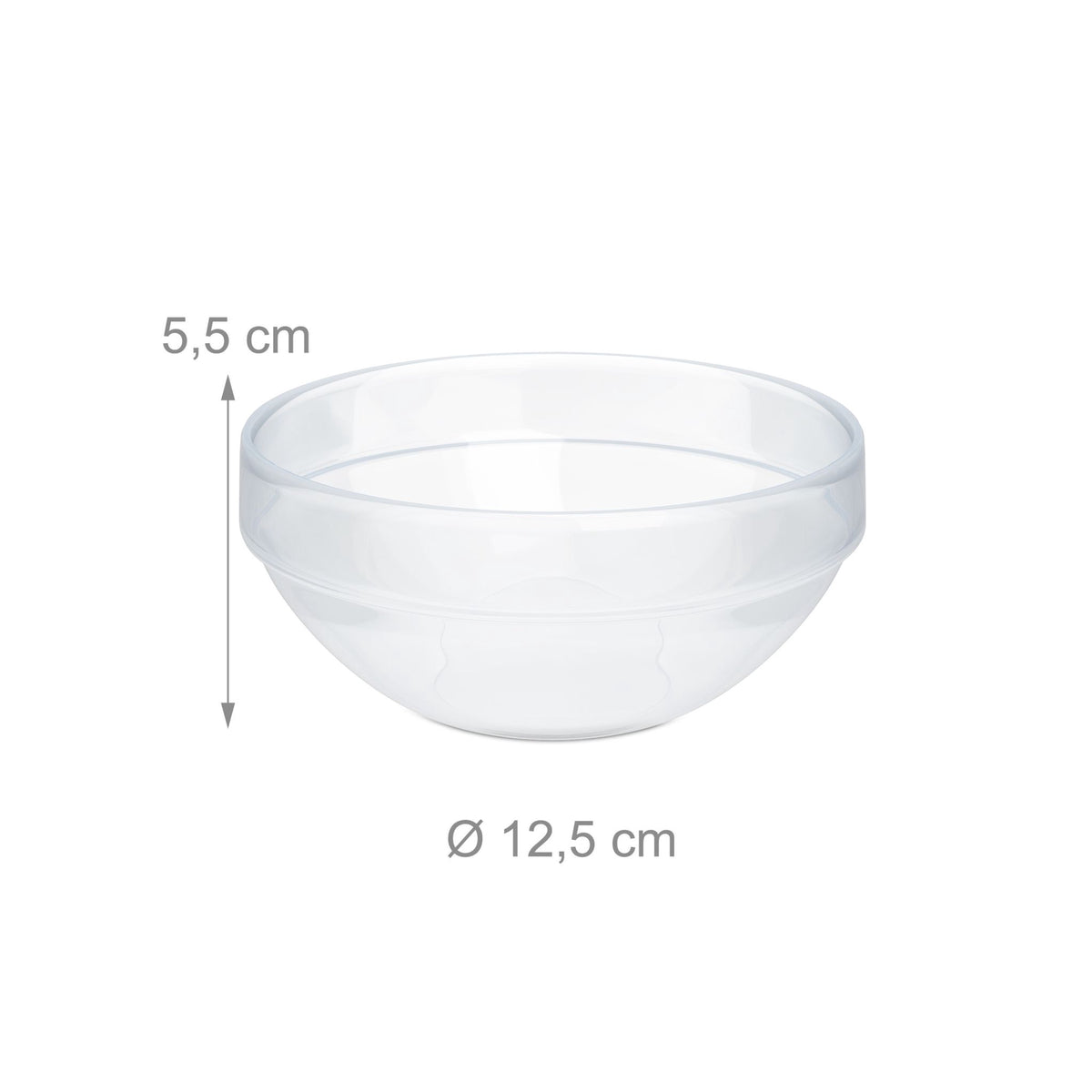 Dessert bowls glass 6-pack