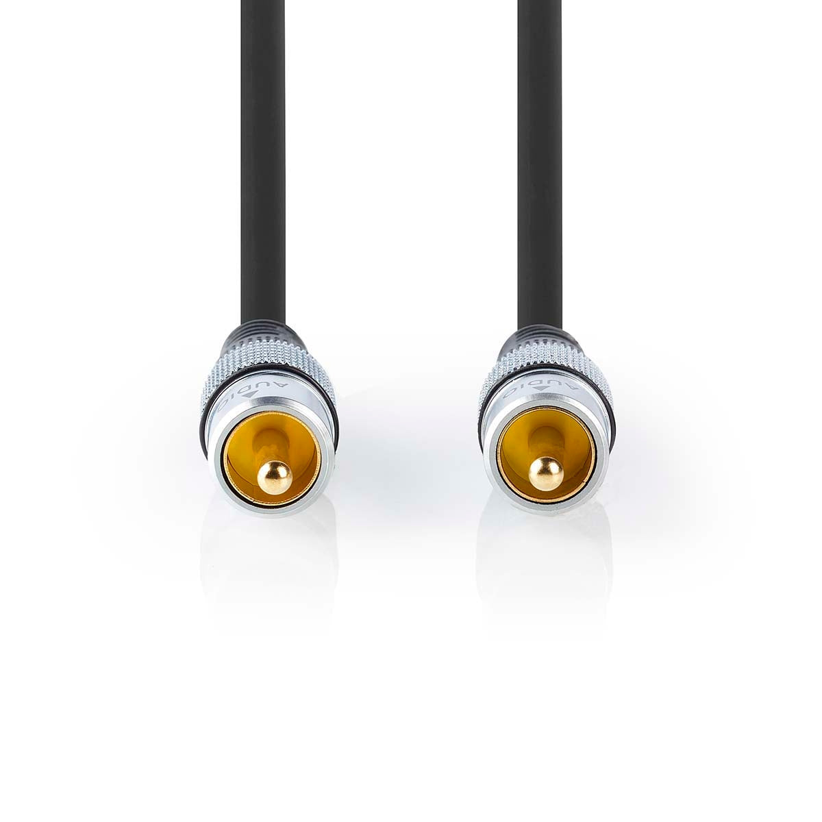 Digital Audio Cable | RCA Male | RCA Male | Gold Plated | 1.50 m | Round | PVC | Anthracite | Box