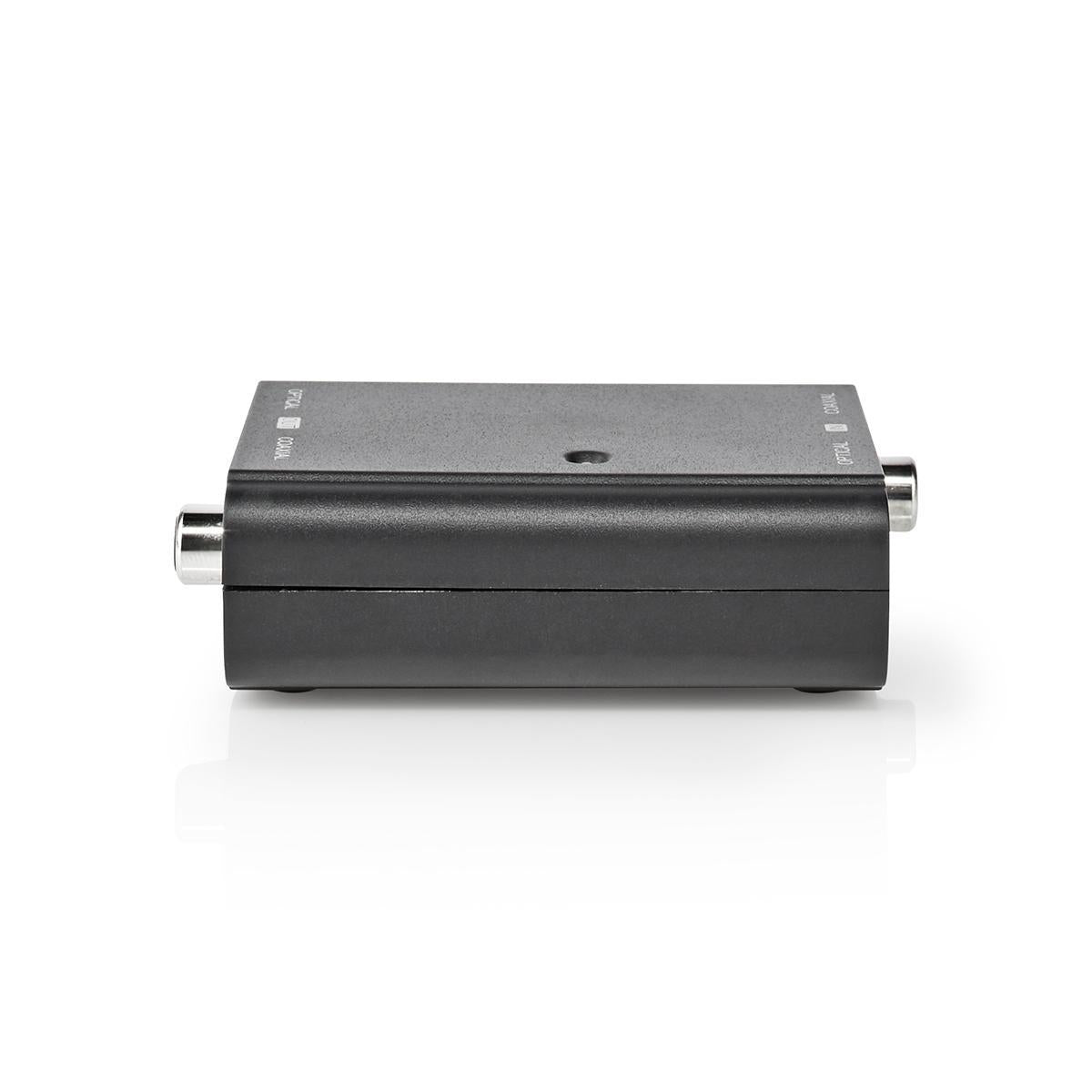 Digital Audio Converter | Two-way | Connection input: 1x S/PDIF (RCA) Female / 1x TosLink Female | Connection output: 1x S/PDIF (RCA) Female / 1x TosLink Female | ARC | Instruction book | Black