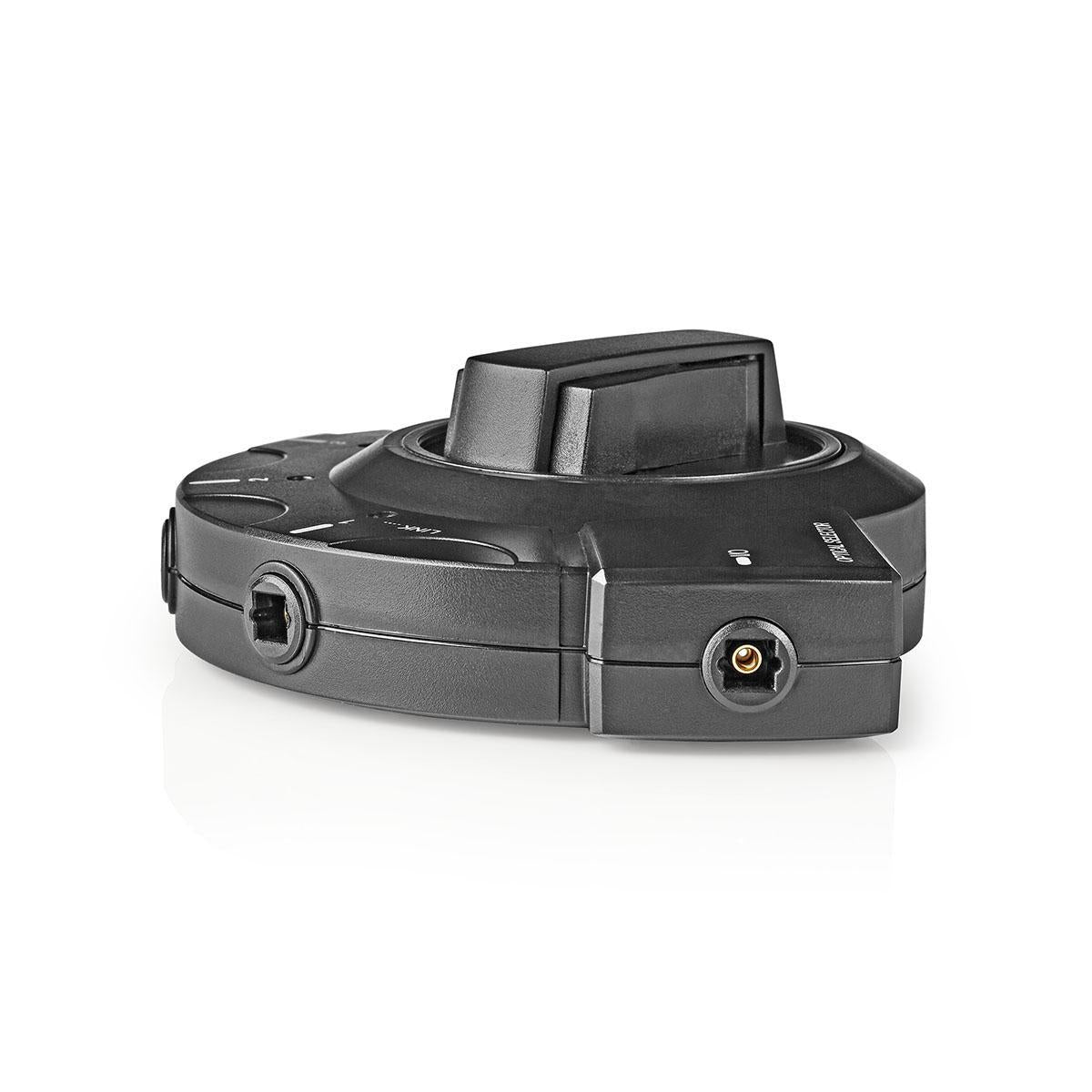 Digital Audio Switch | 3-way | Connection input: 3x TosLink | Connection output: 1x TosLink | Instruction book | ABS / PVC | Black