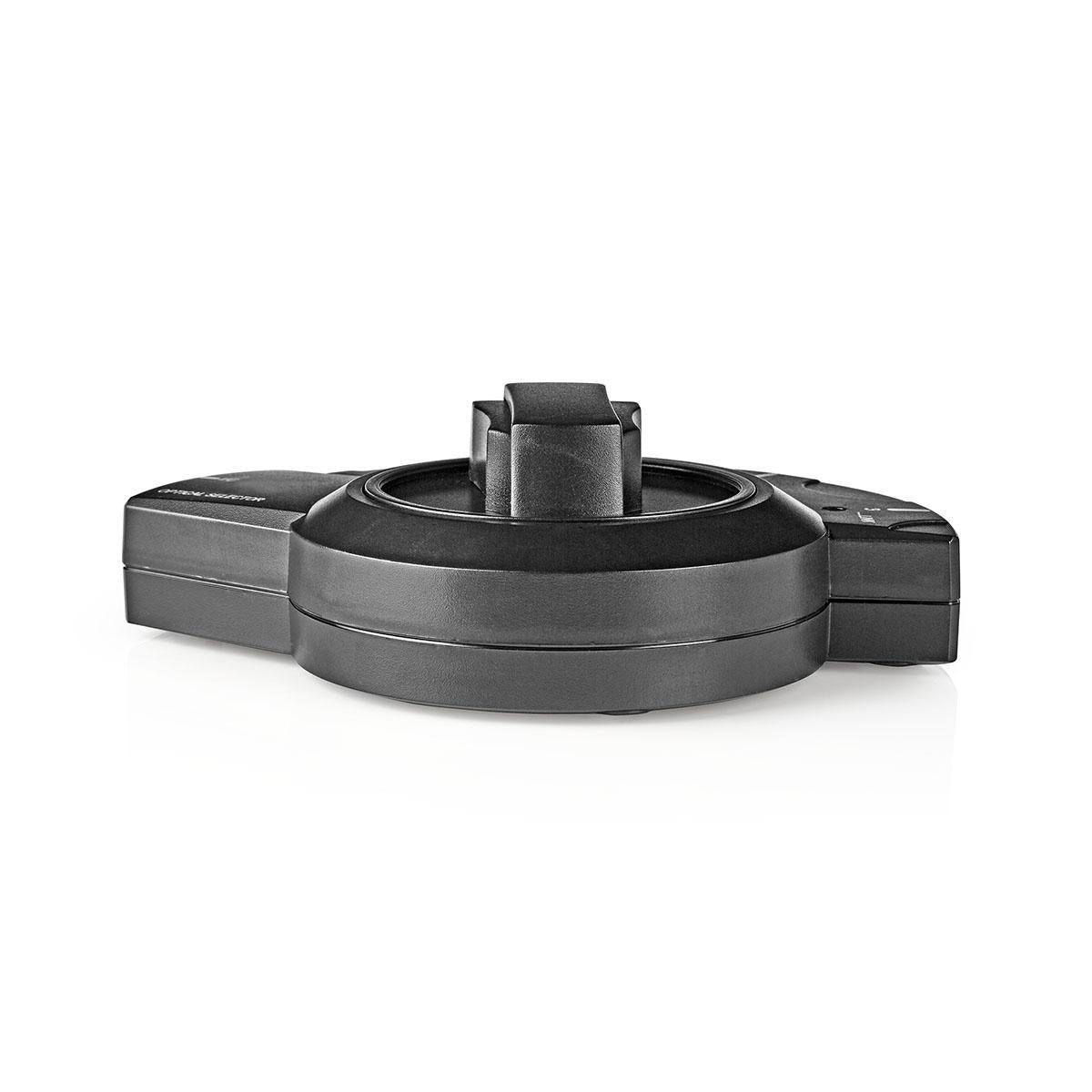 Digital Audio Switch | 3-way | Connection input: 3x TosLink | Connection output: 1x TosLink | Instruction book | ABS / PVC | Black