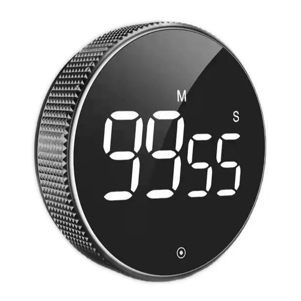 Digital Kitchen Timer, LED Display, Black, Magnetic