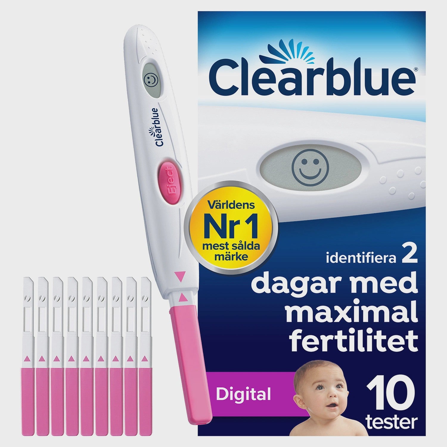 Digital Ovulation Test Kit, 1 Holder & 10 Tests
