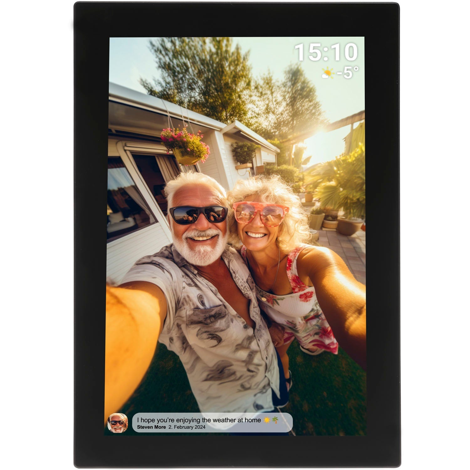 Digital Photo Frame 10.1" WiFi, FRAMEO Software, Black