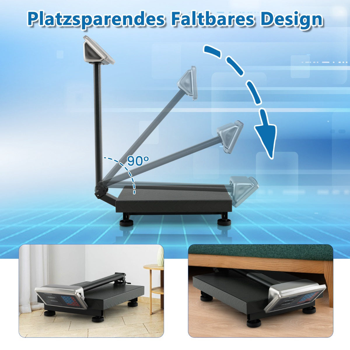 Digital Platform Scale 300kg, 50g, Price Computing LB/KG