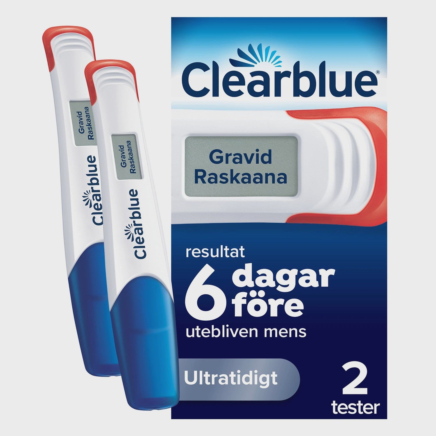 Digital Pregnancy Test, Early Detection, 6 Days Sooner, 2 Pack