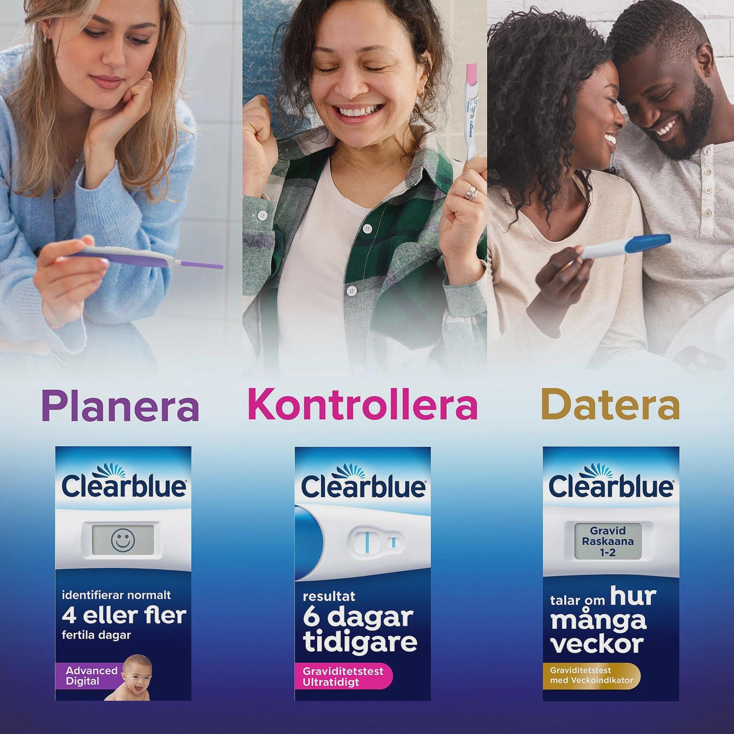 Digital Pregnancy Test, Early Detection, 6 Days Sooner, 2 Pack