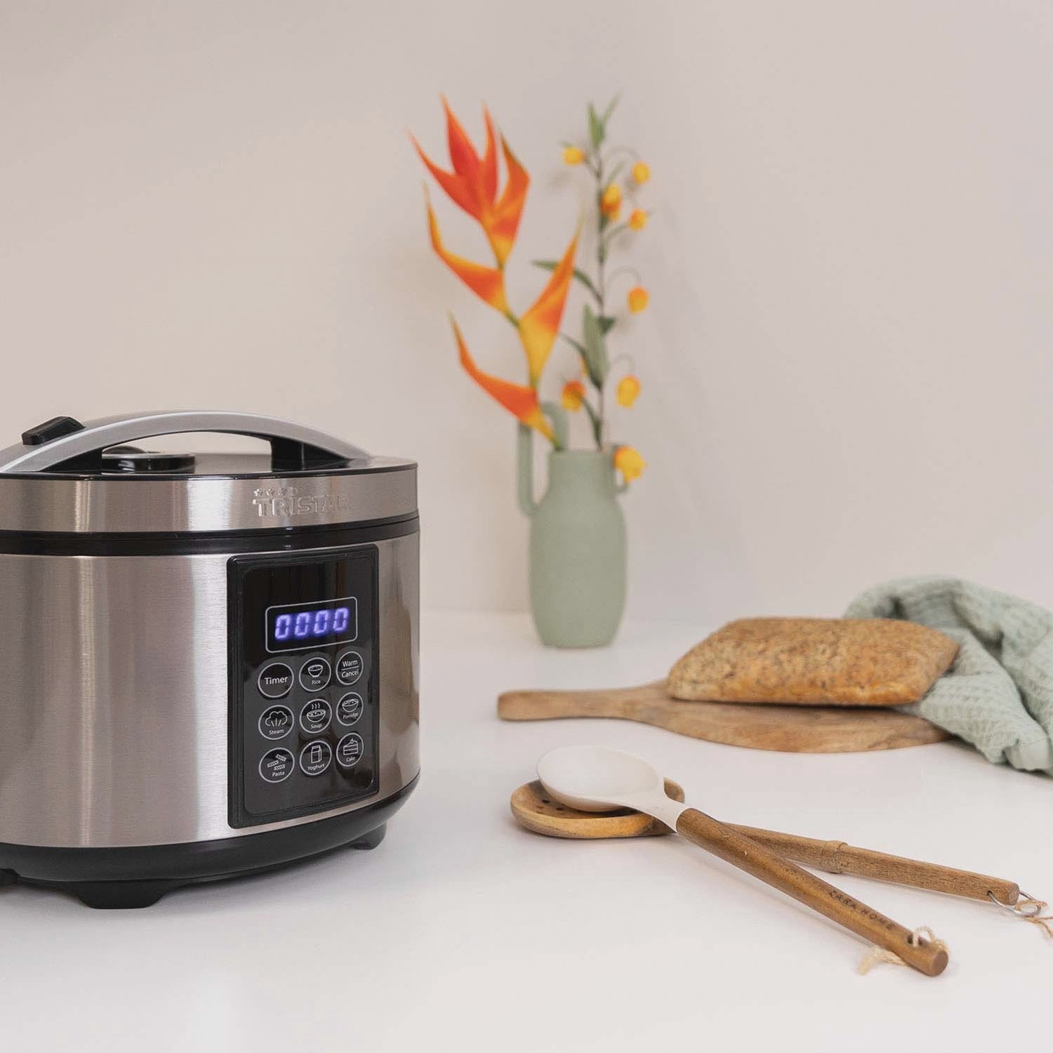 Digital Rice & Multi-Cooker, 1.5L, Keep Warm, 500W