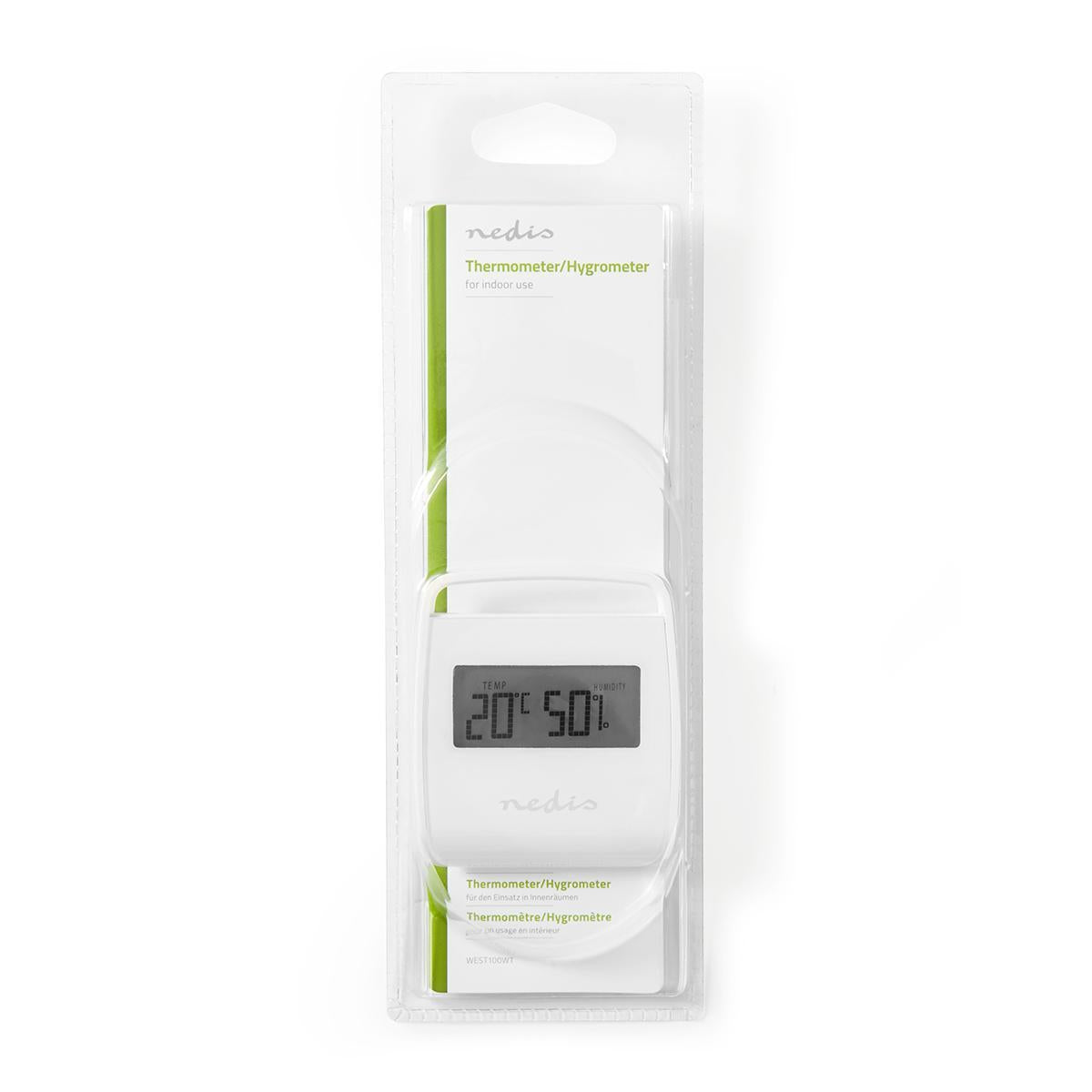 Digital Thermometer | Indoor | Indoor temperature | Indoor humidity | White