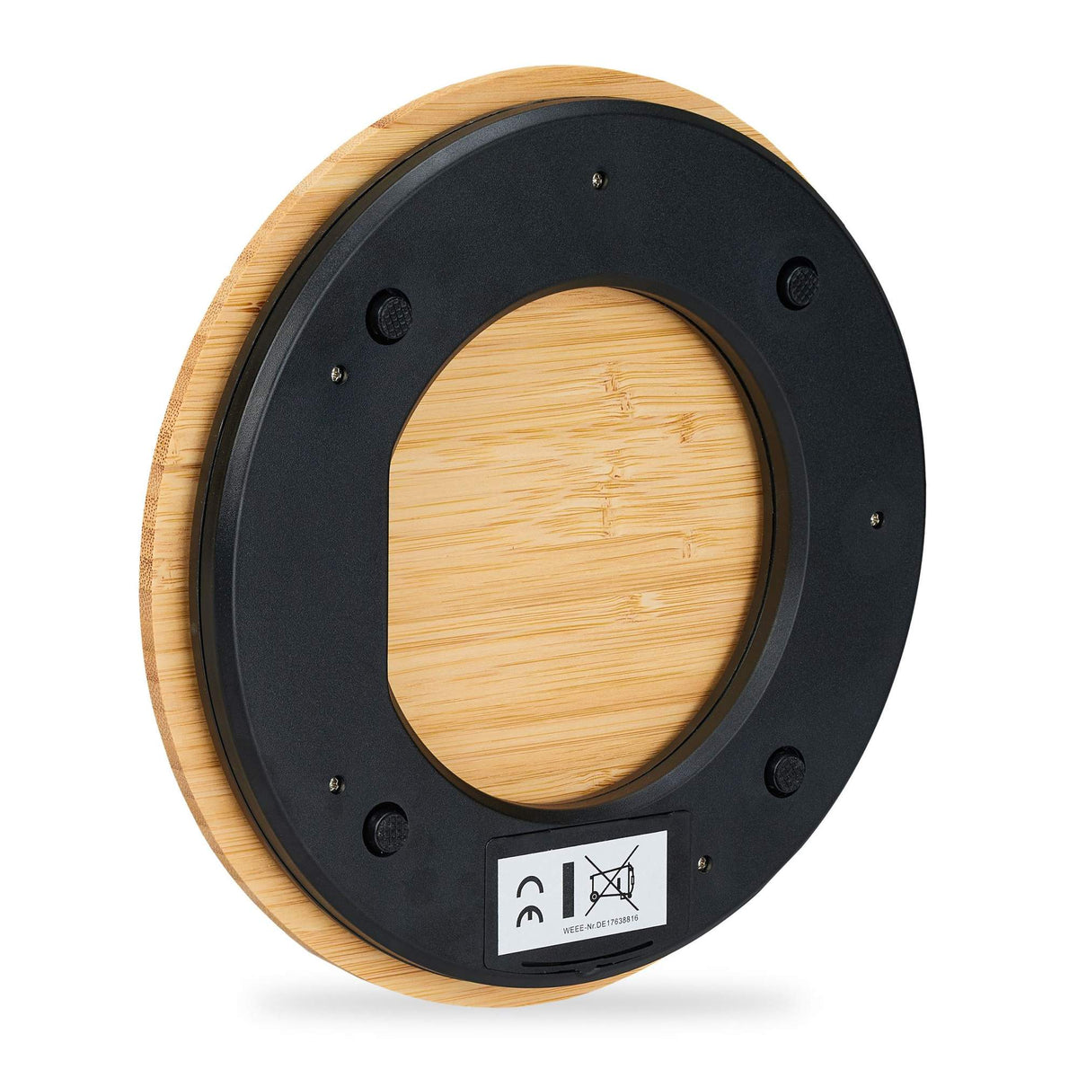 Digital kitchen scale in bamboo